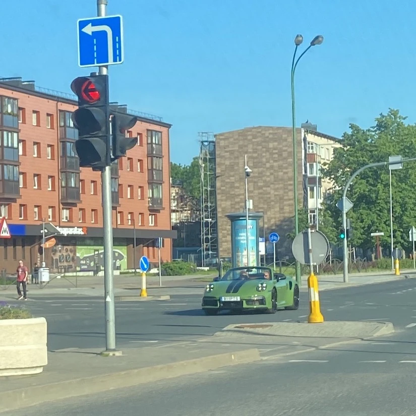 Porsche 911 (992) Turbo S spotted in Klaipėda, Lithuania