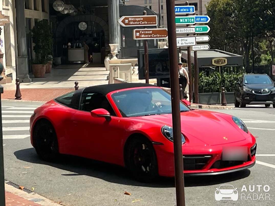 Porsche 992 Targa 4S MkI spotted in Monaco