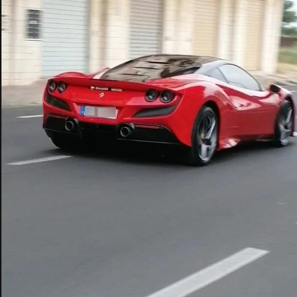 Ferrari F8 Tributo Novitec Rosso N-Largo spotted in Bovalino, Italy