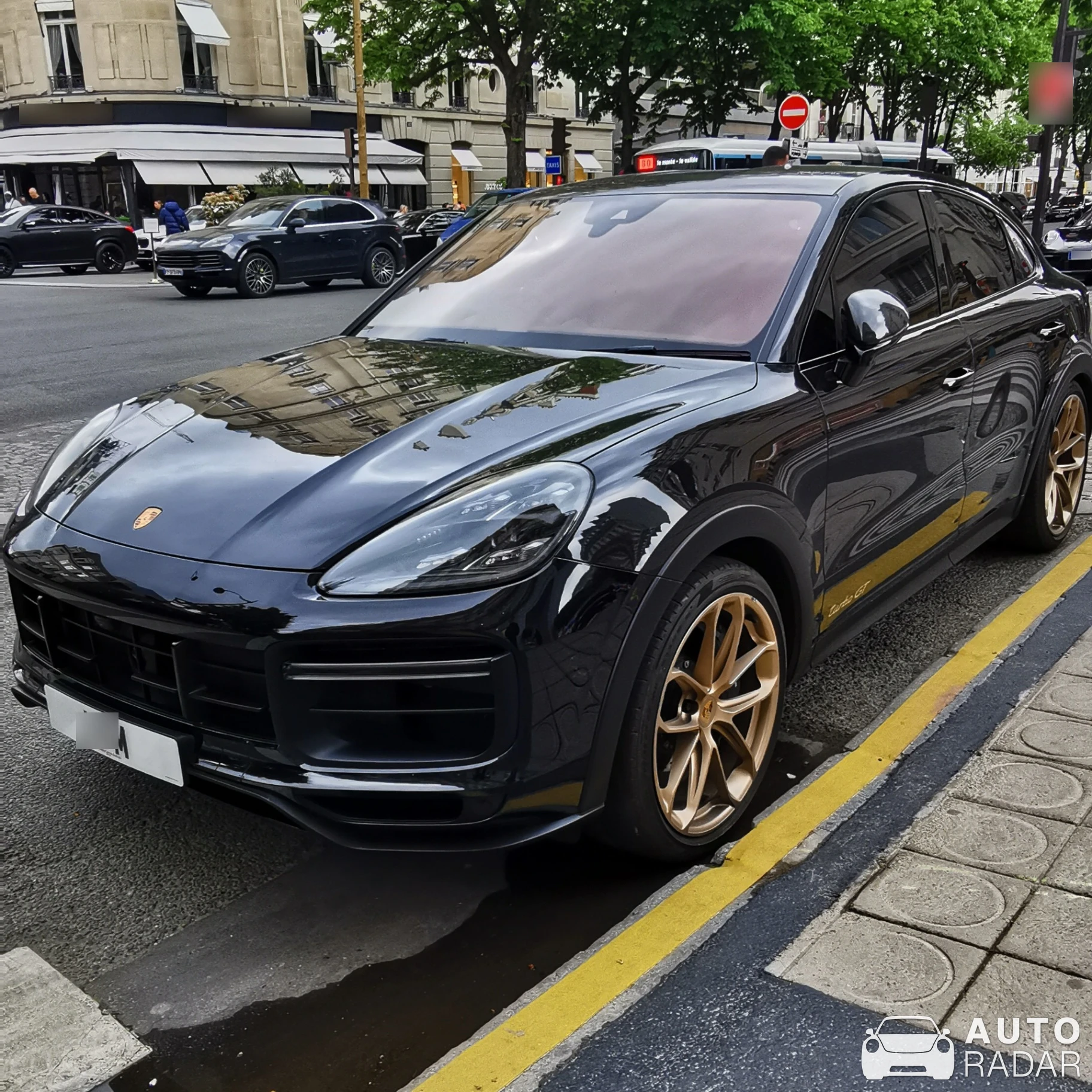 Porsche Cayenne Coupé Turbo GT spotted in Paris, France