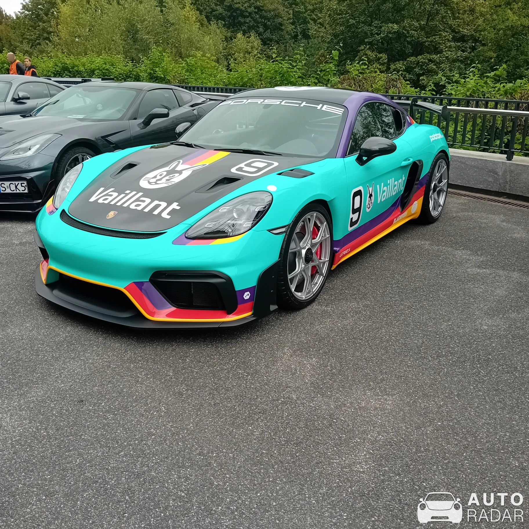 Porsche 718 Cayman GT4 RS spotted in Warszawa, Poland
