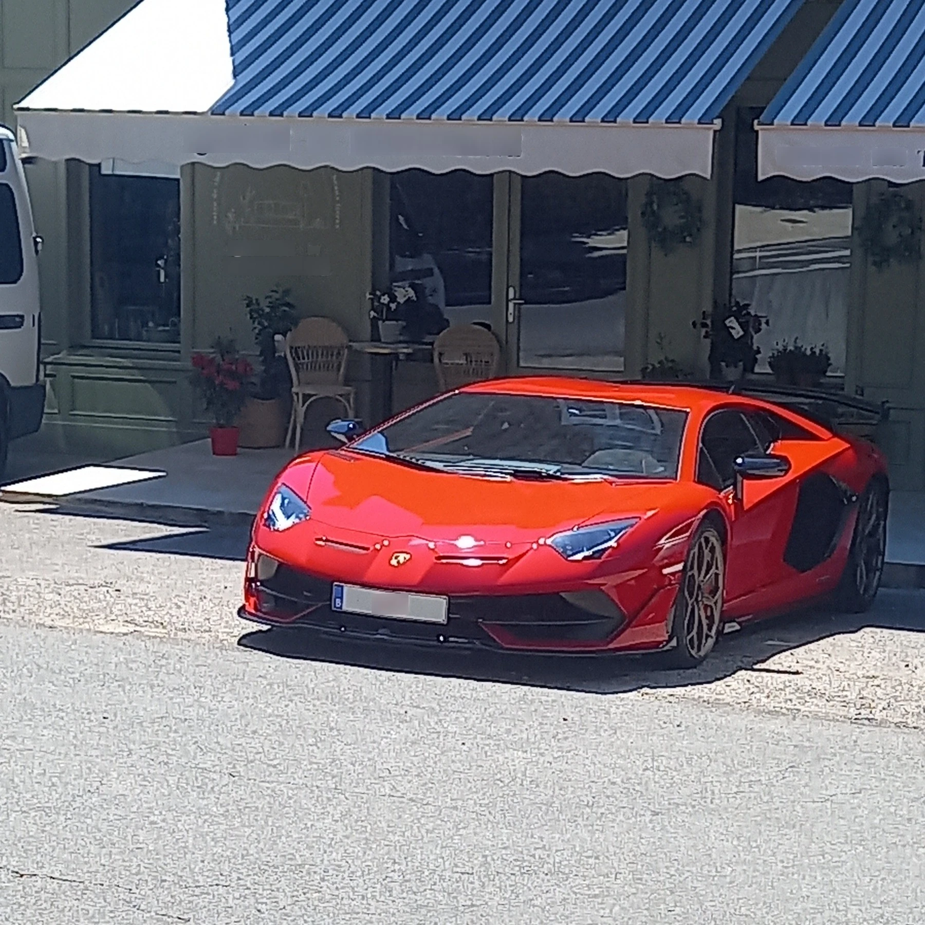 Lamborghini Aventador spotted in Saint-Didier-au-Mont-d'Or, France