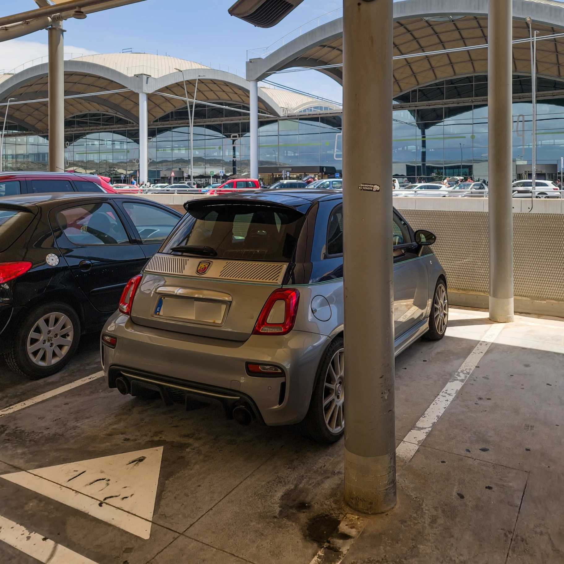 Abarth 695 Rivale spotted in Alicante, Spain