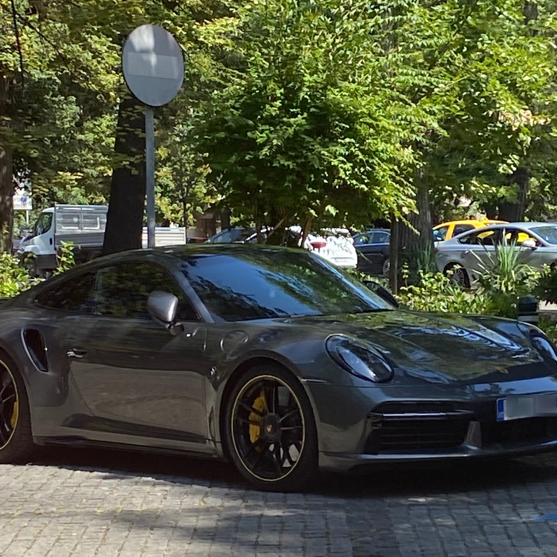 Porsche 911 (992) Turbo S spotted in București, Romania