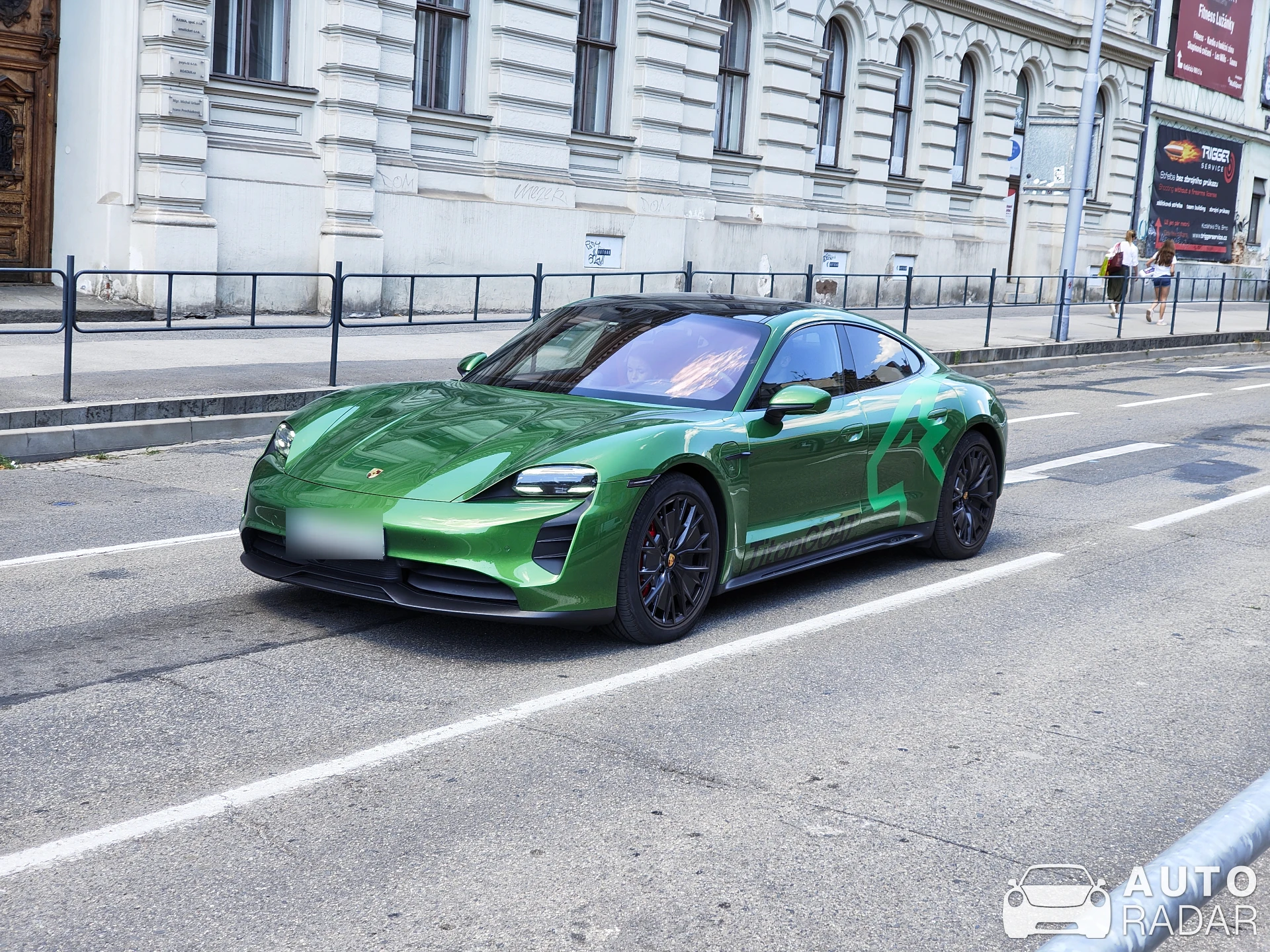 Porsche Taycan GTS spotted in Brno