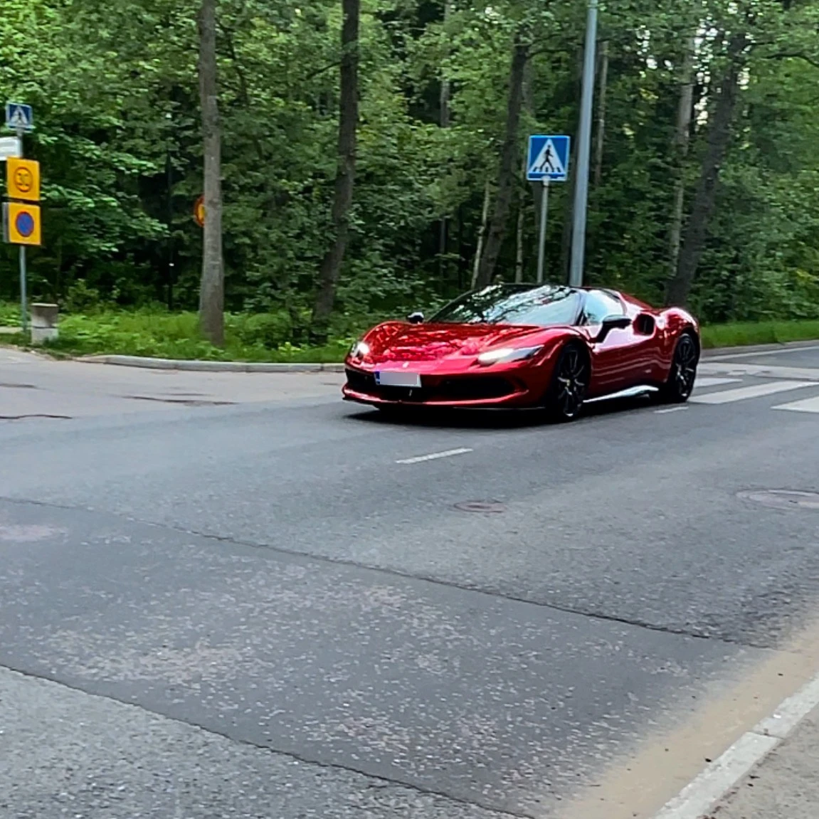 Ferrari 296 GTB spotted in Espoo, Finland