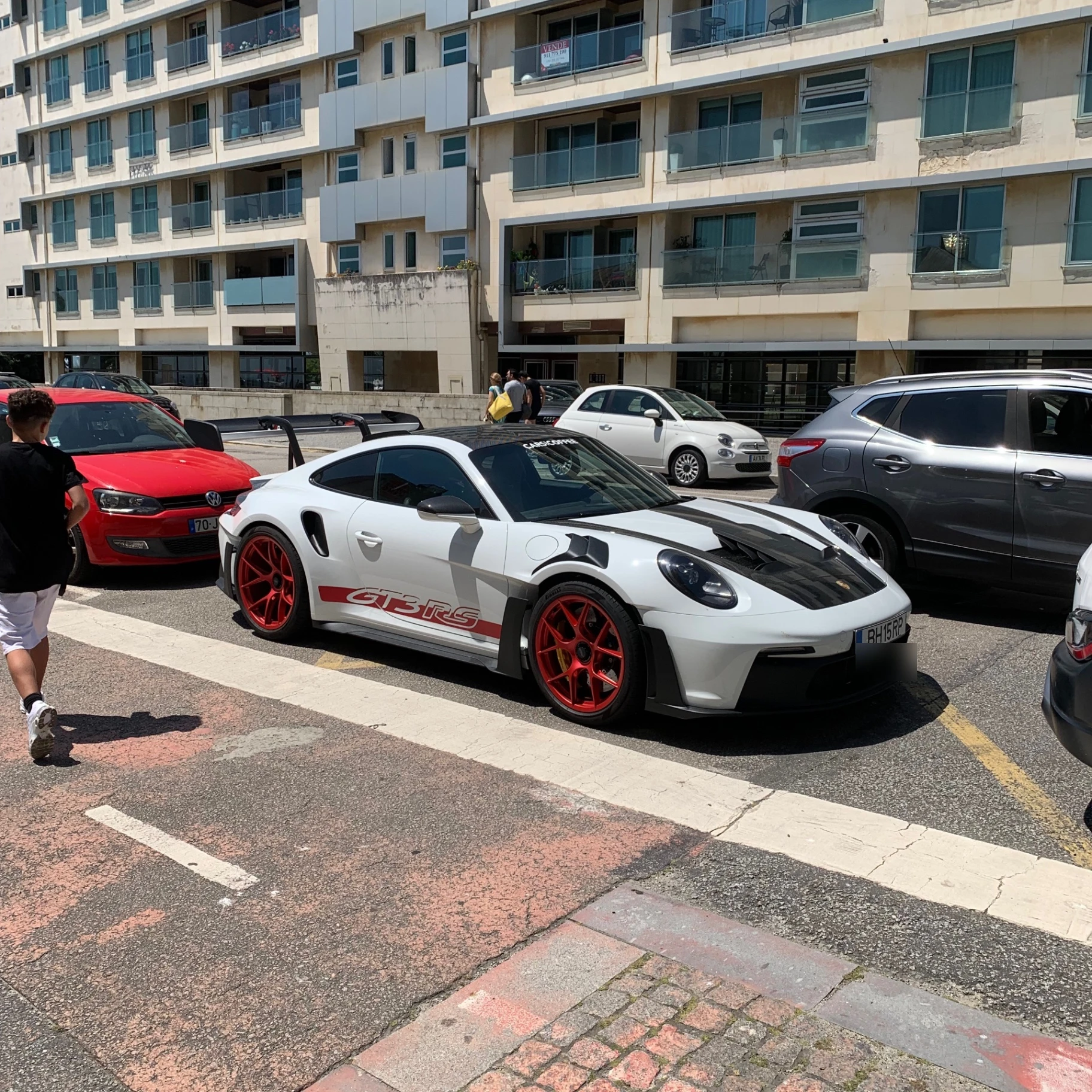 Porsche 992 GT3 RS MkI spotted in Matosinhos, Portugal