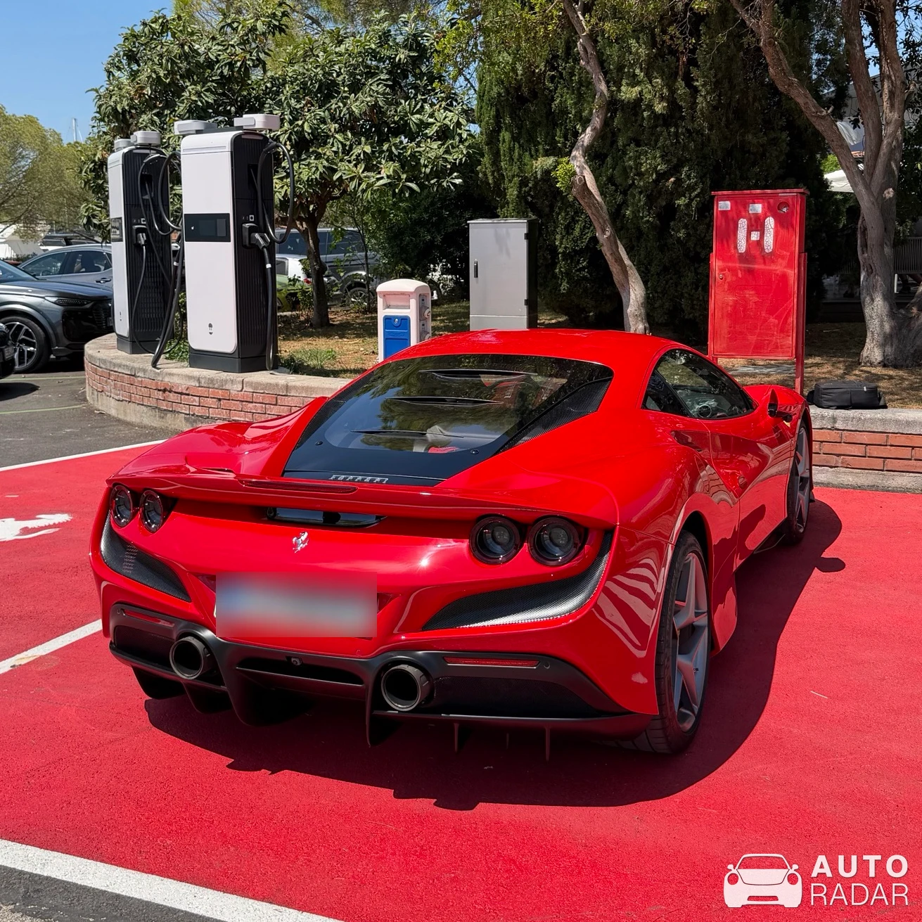 Ferrari F8 Tributo spotted in Trieste
