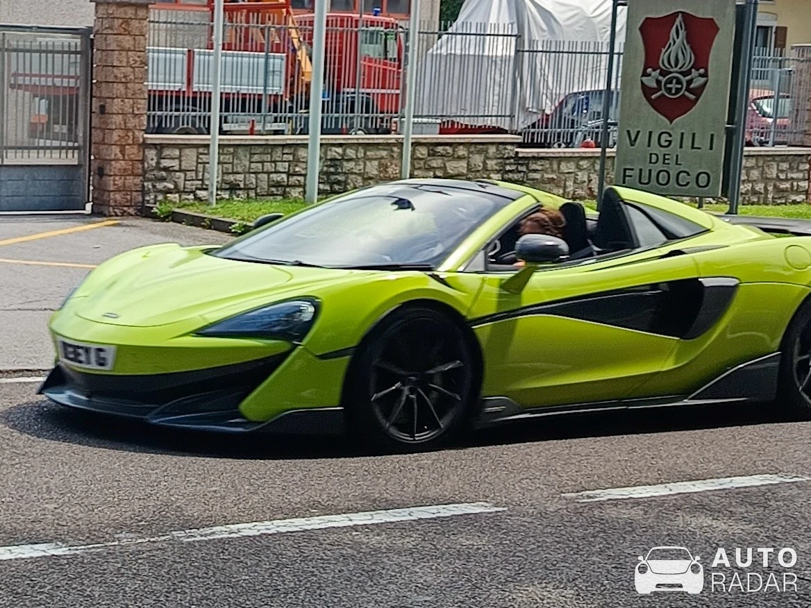 McLaren 600LT Spider spotted in Riva del Garda