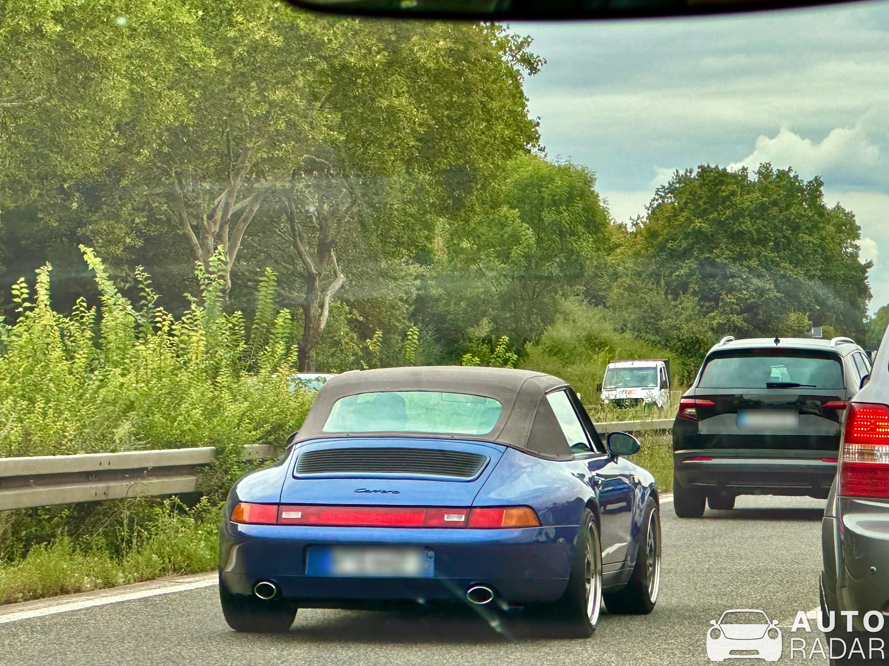 Porsche 993 Carrera Cabriolet spotted in Cologne