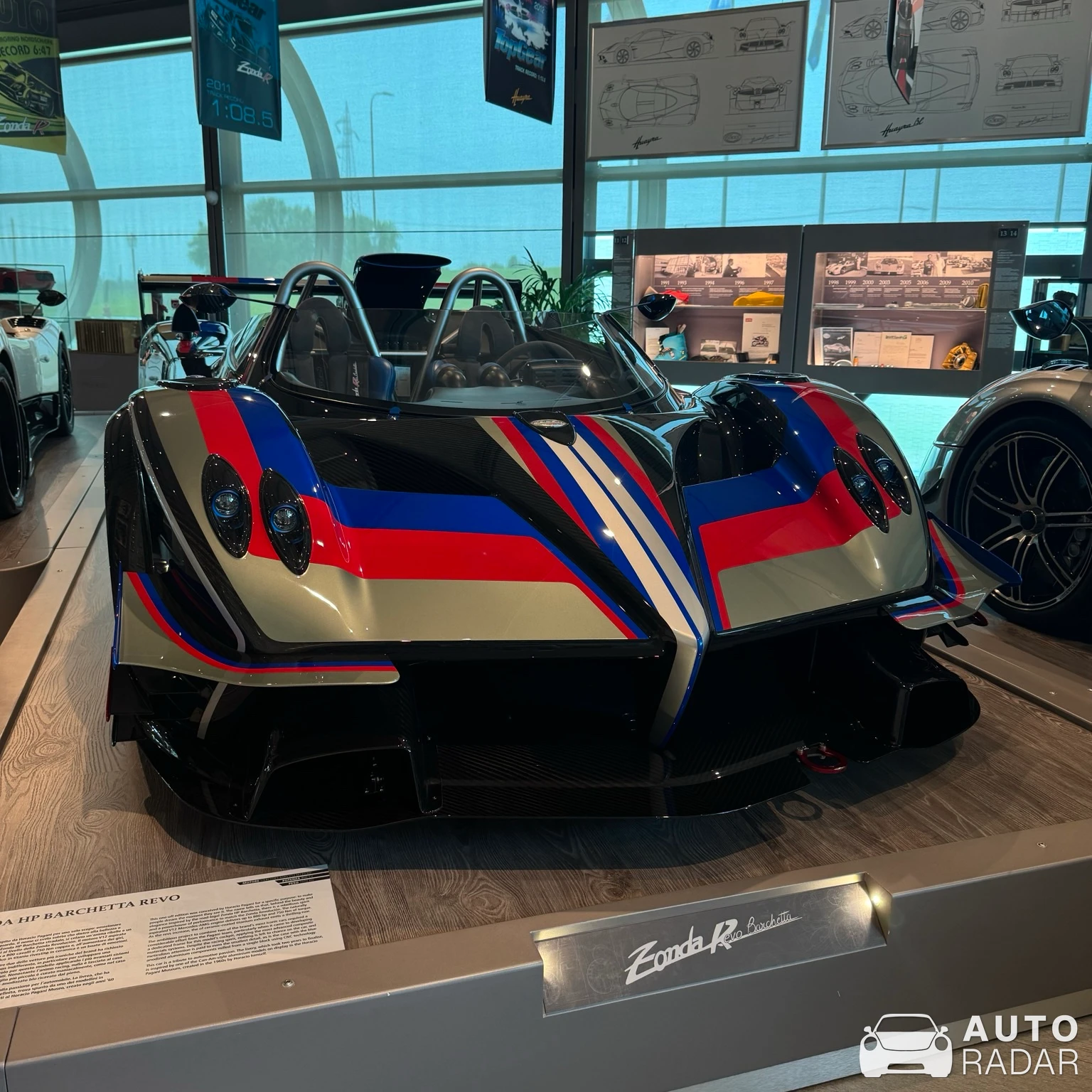 Pagani Zonda Revo Barchetta spotted in San Cesario sul Panaro