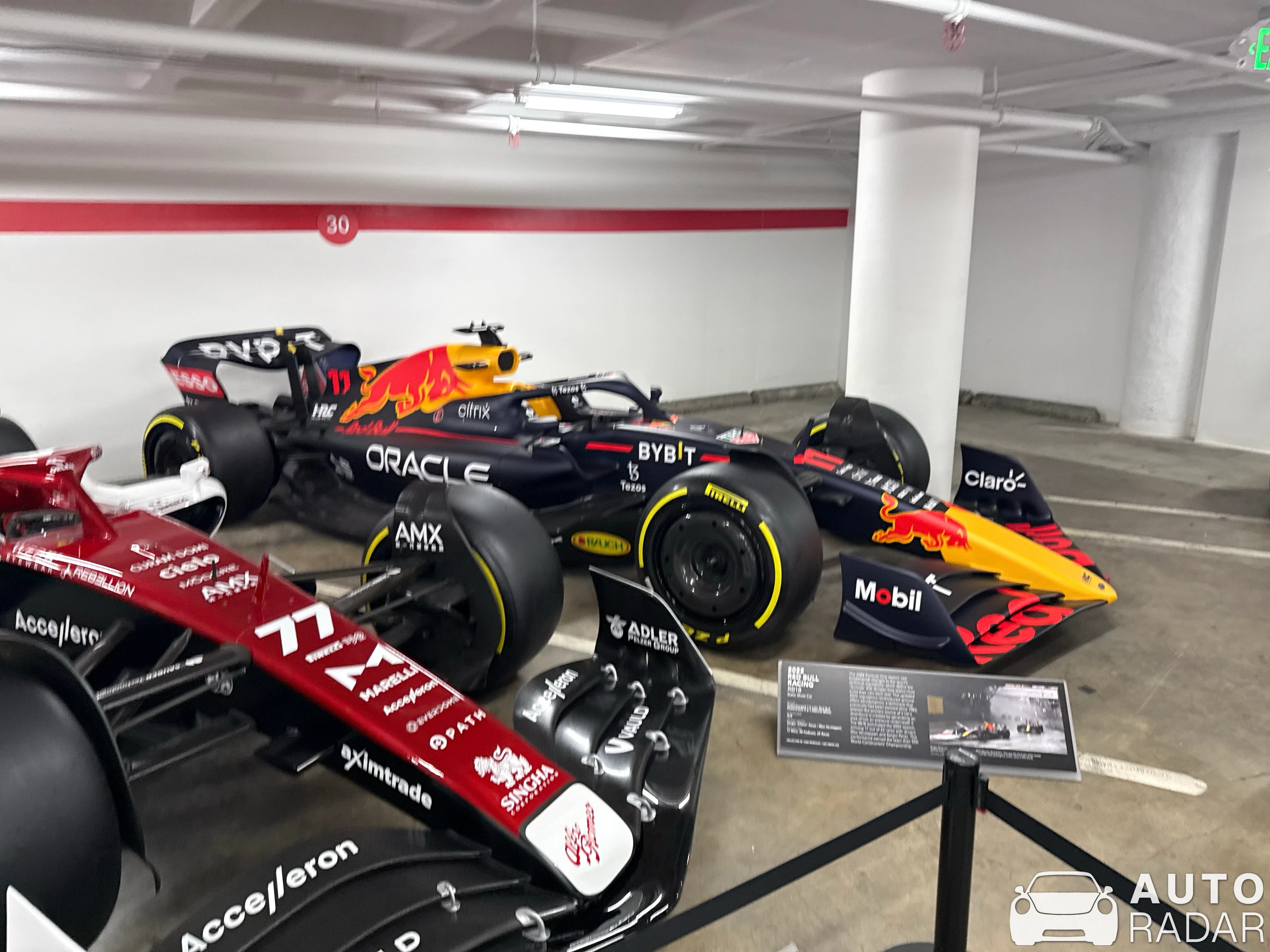 Red Bull Racing RB18 spotted in Los Angeles