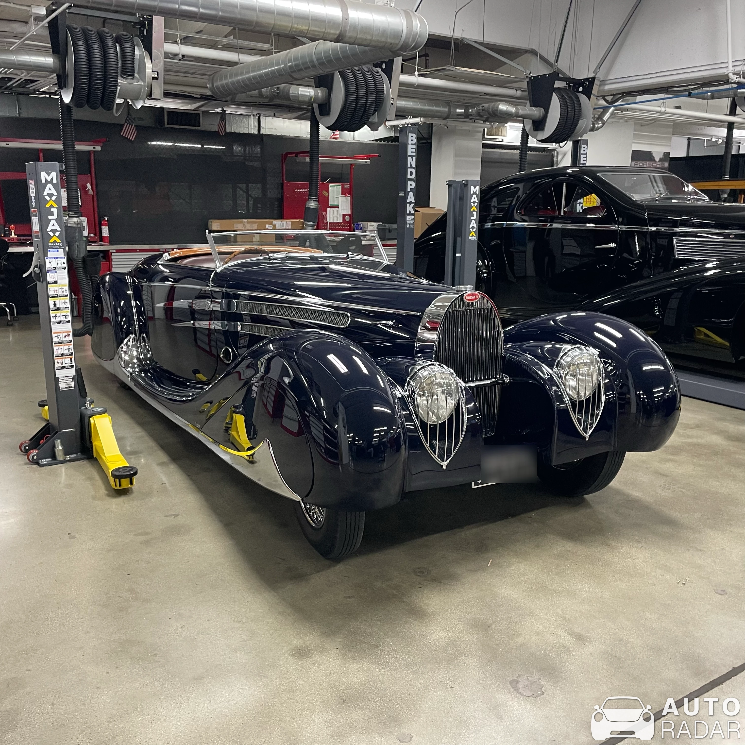 Bugatti Type 57C Vanvooren Cabriolet spotted in Los Angeles