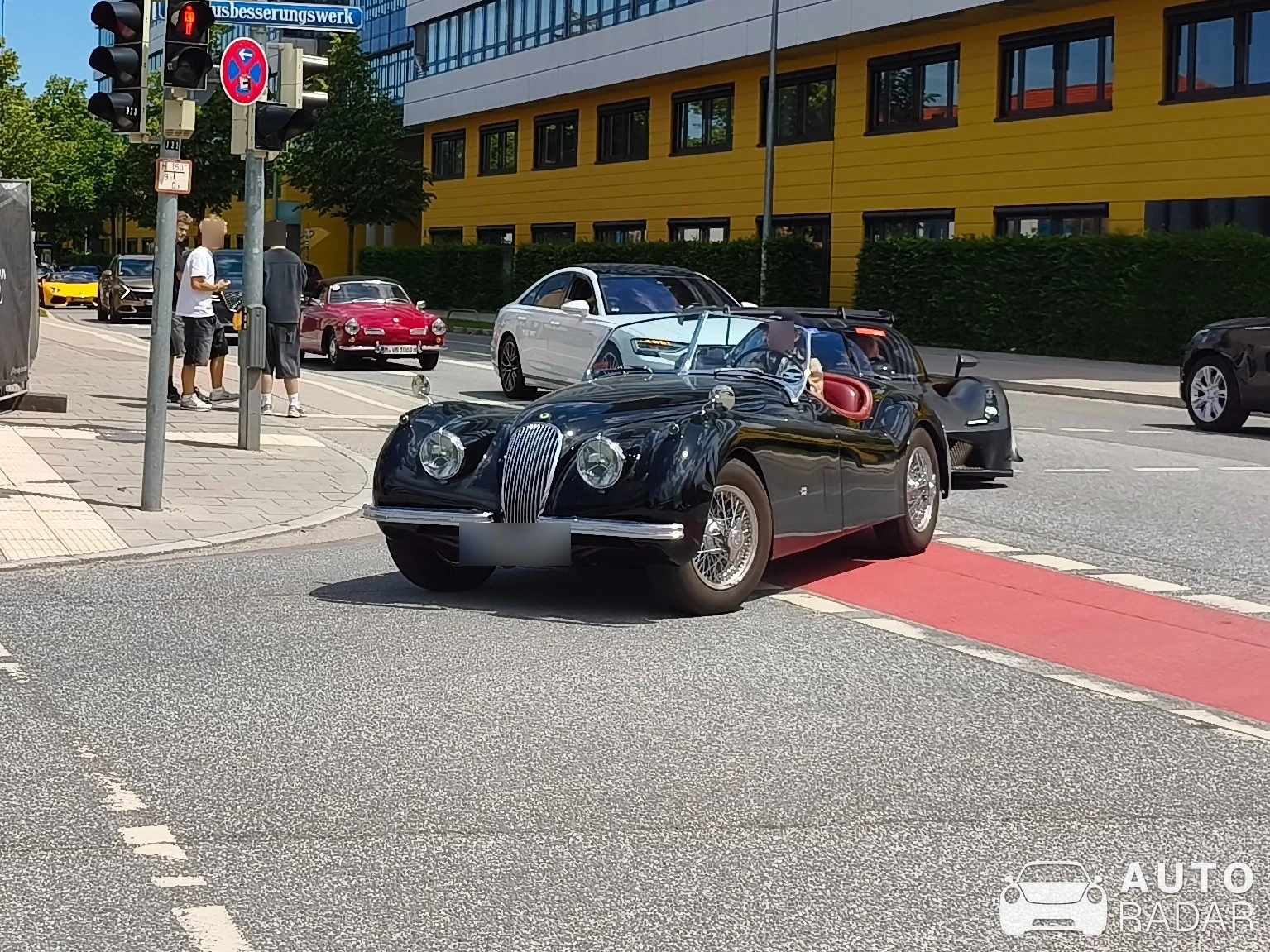 Jaguar XK120 Roadster spotted in München