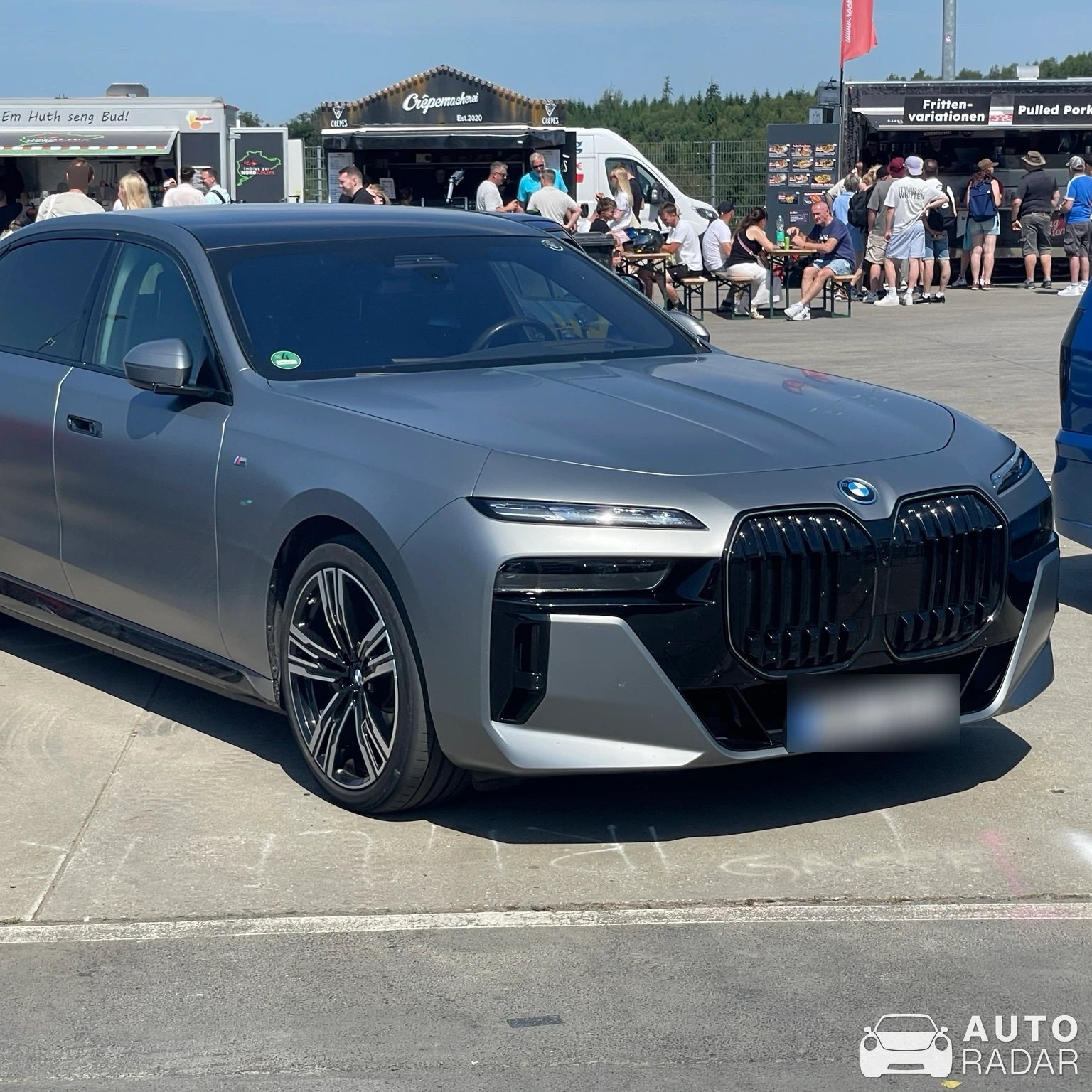BMW 7 Series G70 spotted in Nürburg