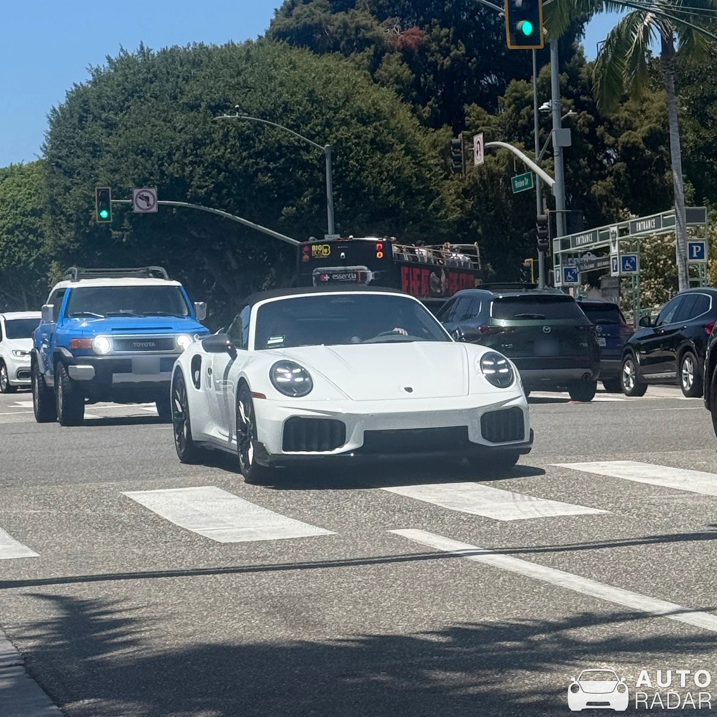 Porsche 992 Turbo S Cabriolet MkII spotted in Beverly Hills