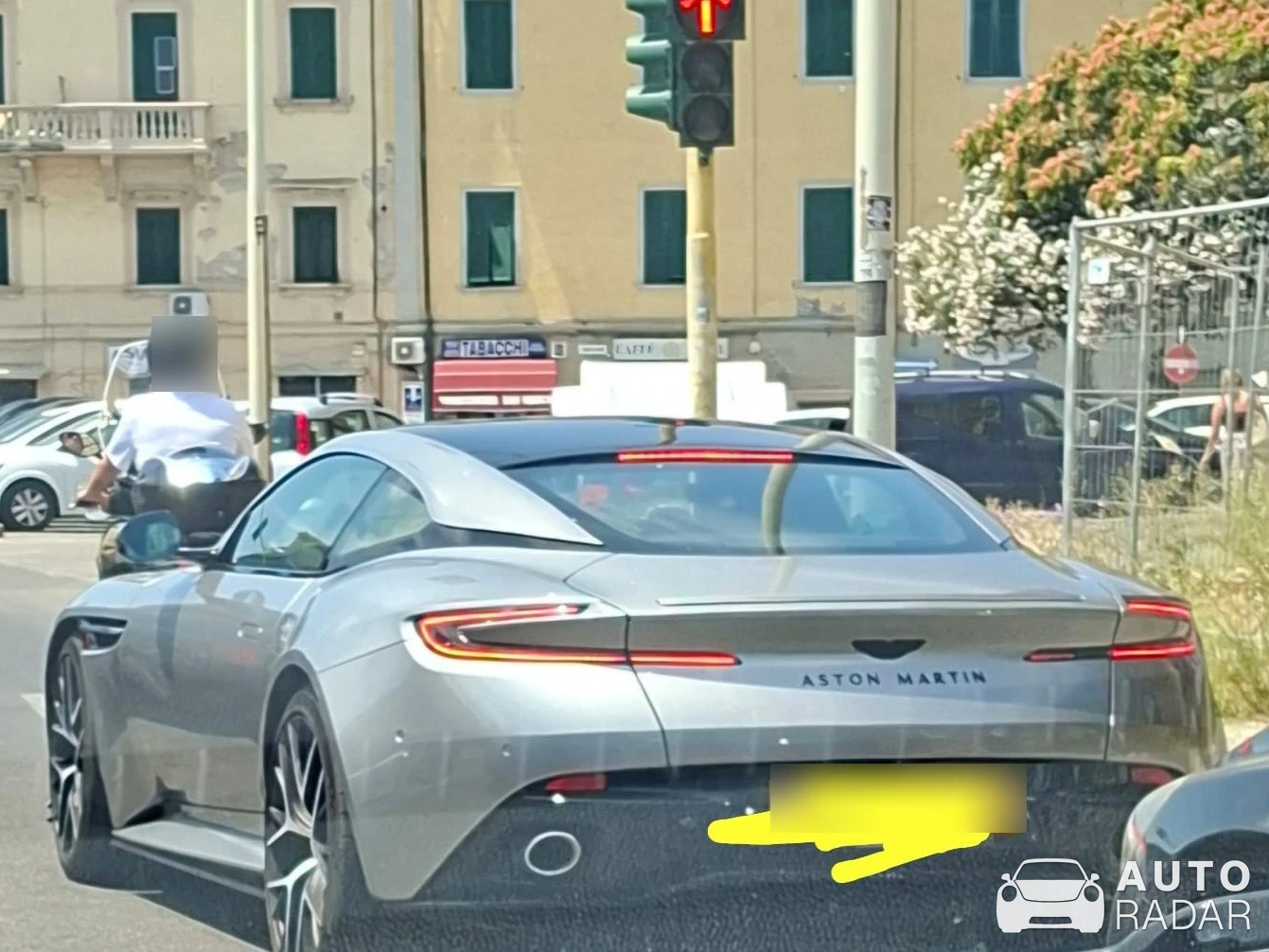 Aston Martin DBS Superleggera spotted in Livorno