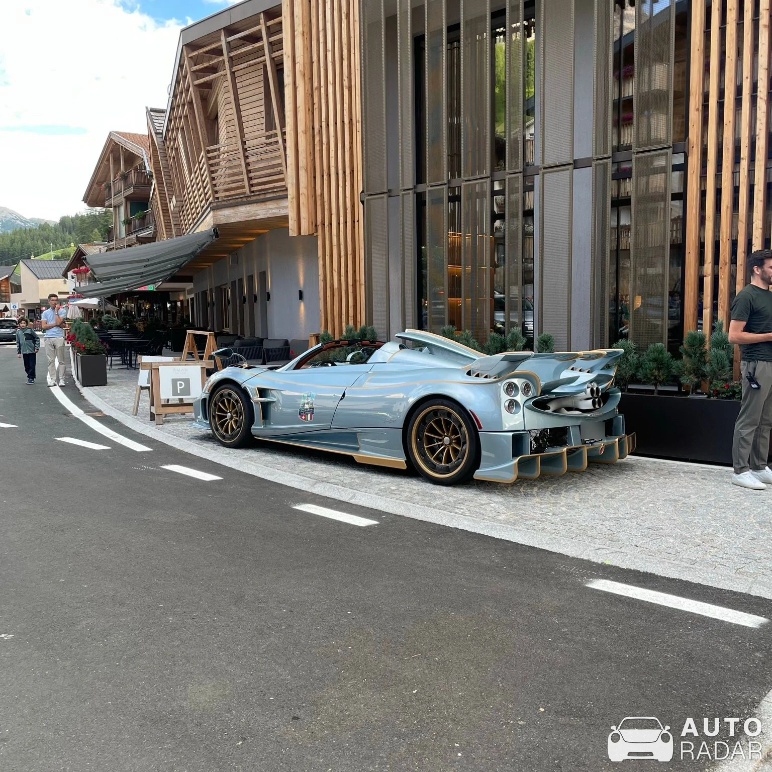 Pagani Huayra Imola Roadster spotted in Abtei, Italien