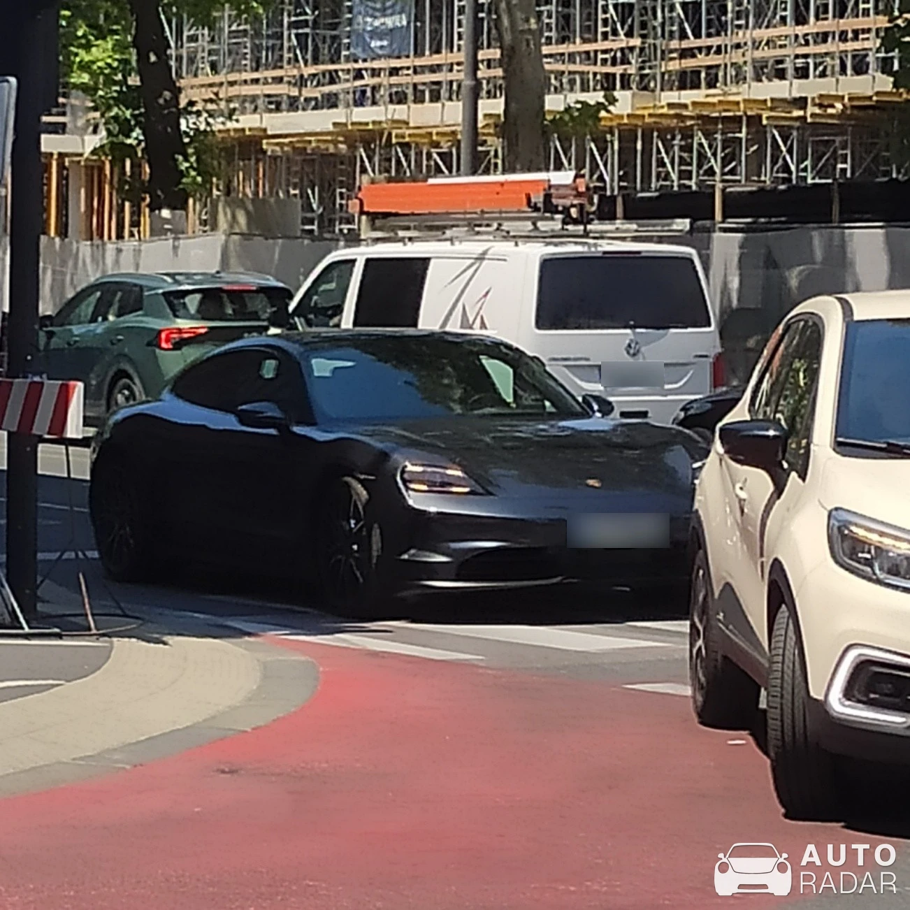 Porsche Taycan Turbo spotted in Ljubljana, Slovenia