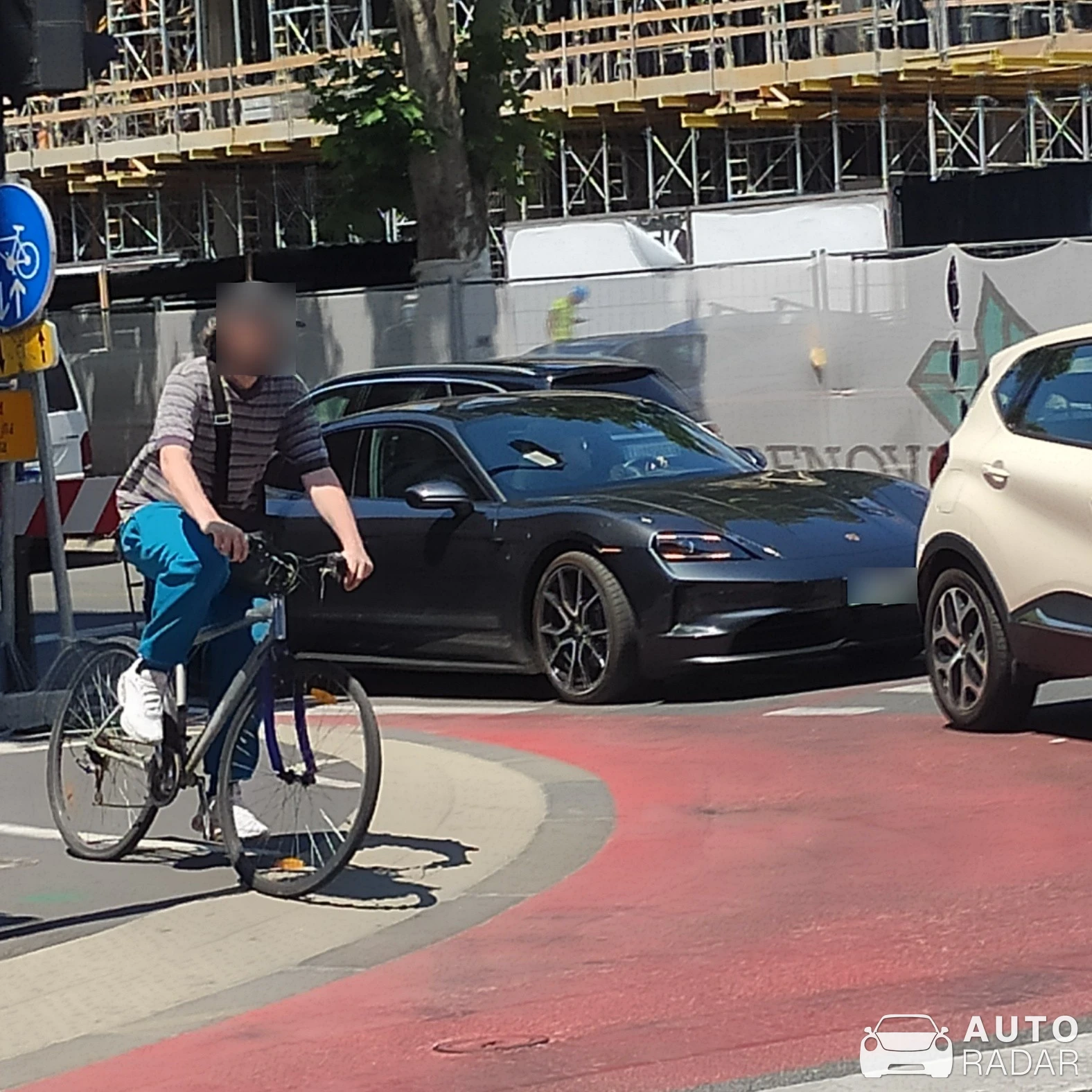 Porsche Taycan Turbo spotted in Ljubljana