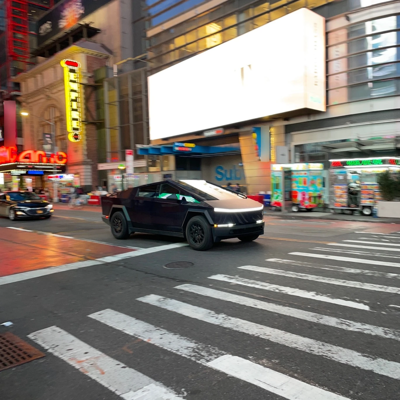 Tesla Cybertruck spotted in New York, United States