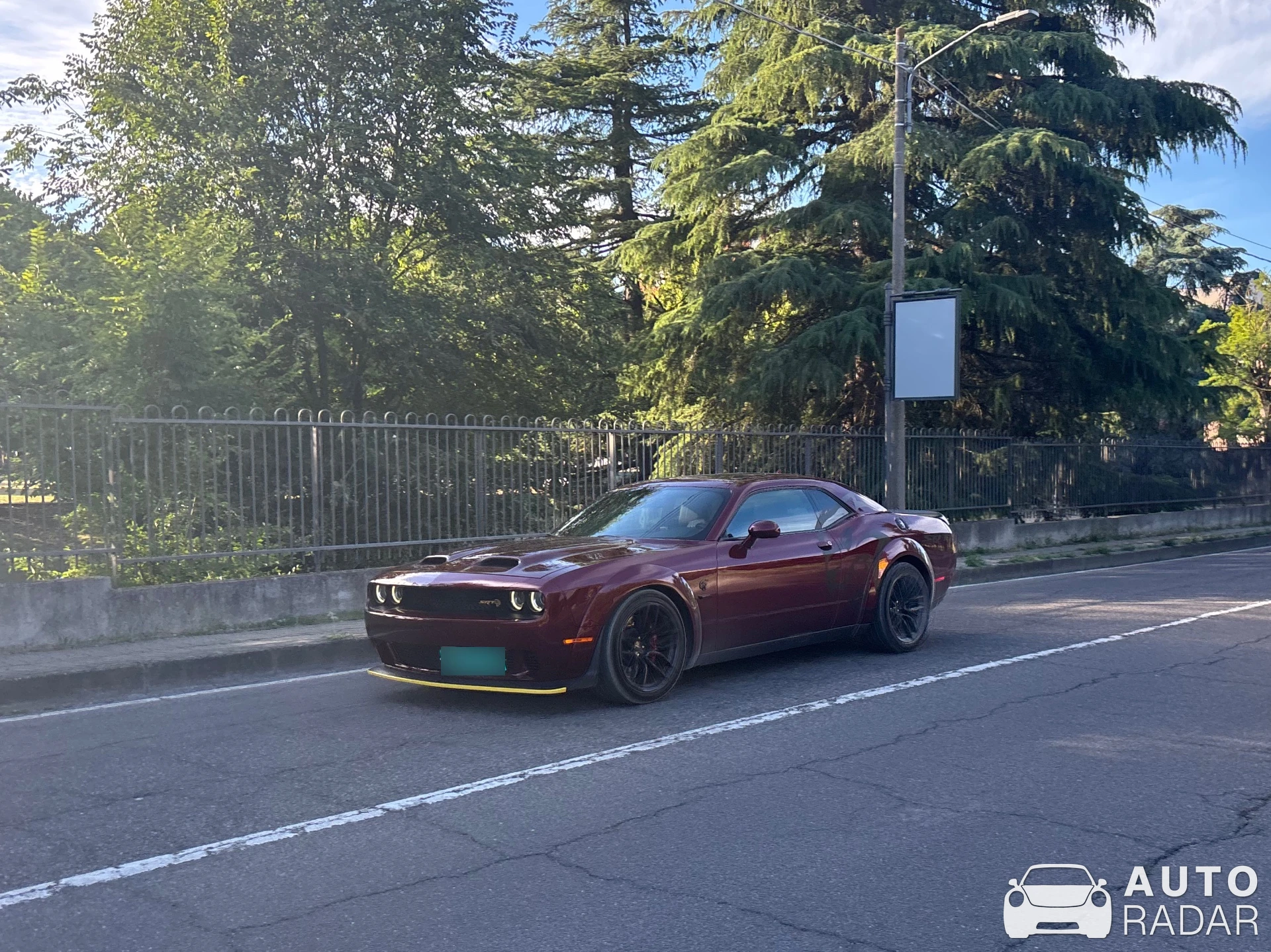 Dodge Challenger SRT Hellcat Redeye spotted in Tortona