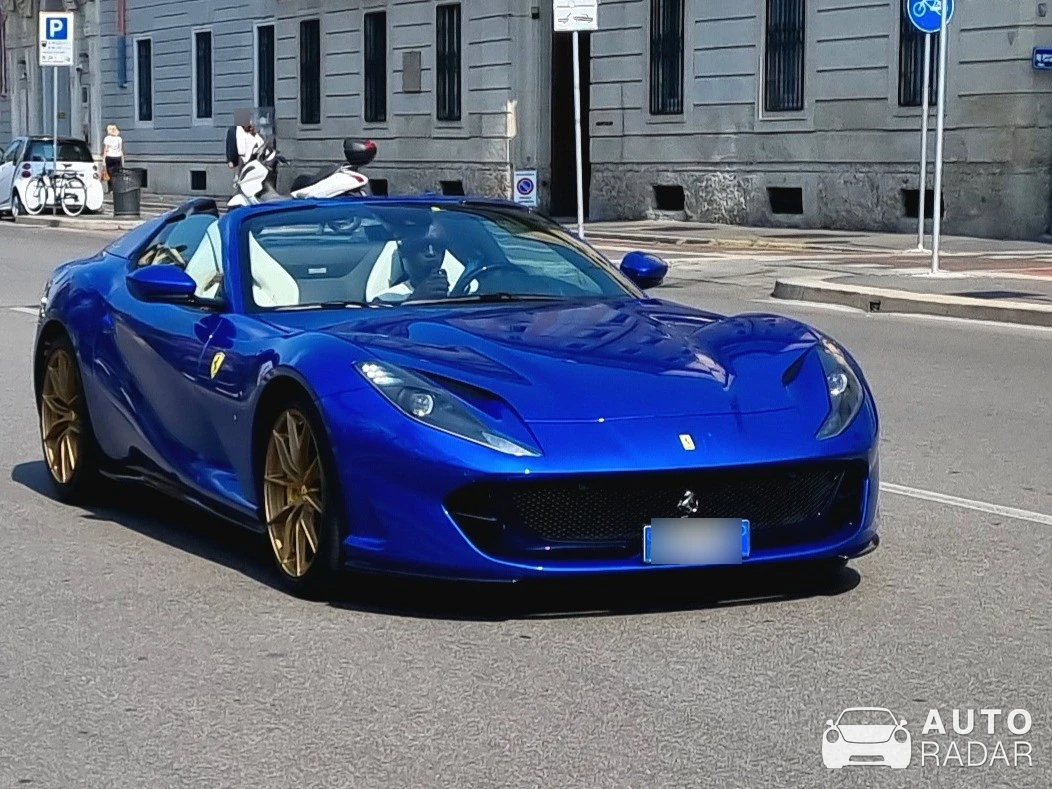 Ferrari 812 GTS spotted in Milan, Italy