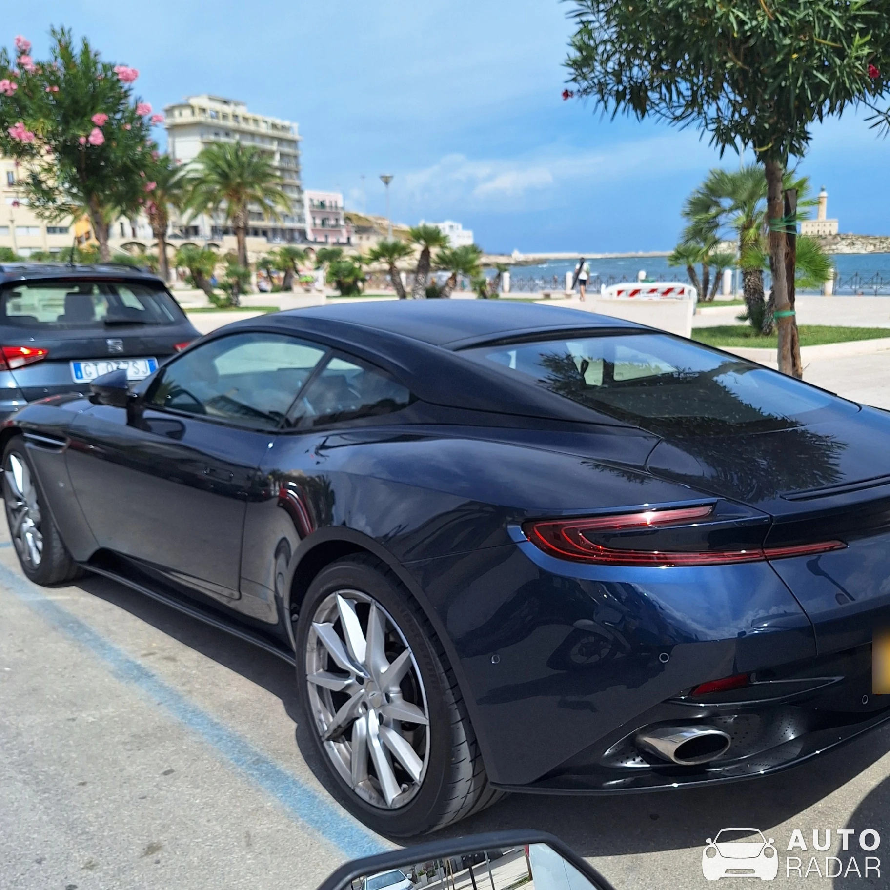 Aston Martin DB11 spotted in Vieste, Italy