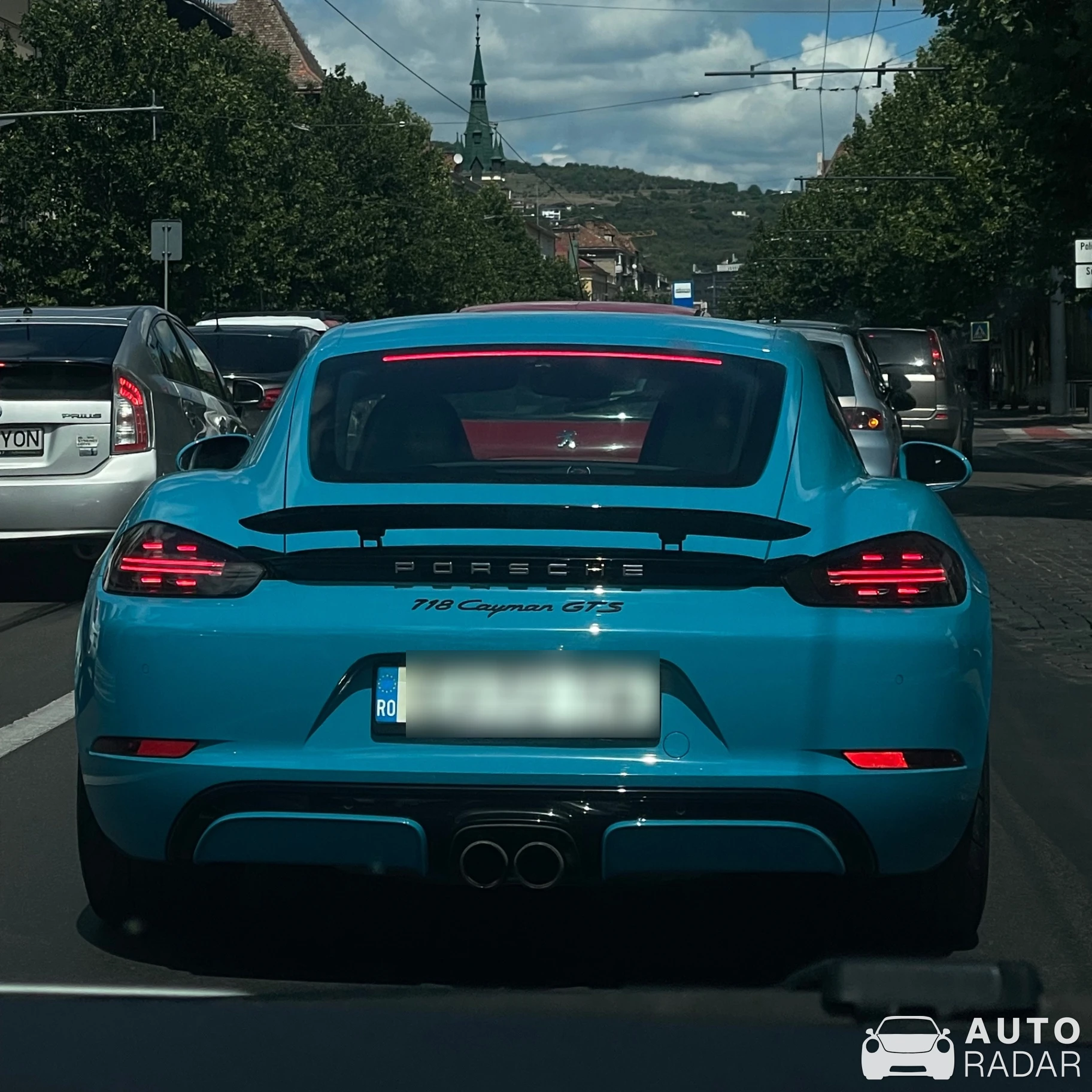 Porsche 718 Cayman GTS spotted in Cluj-Napoca, Romania