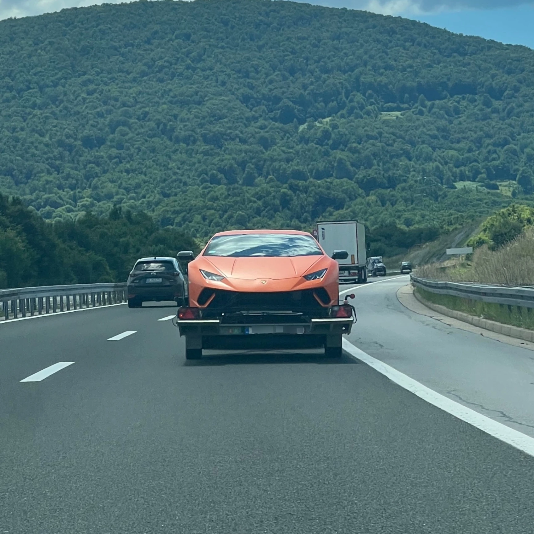 Lamborghini Huracan spotted in Brinje, Croatia