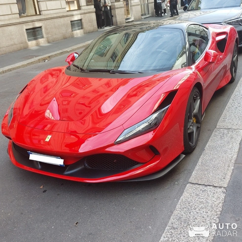 Ferrari F8 Spider spotted in Metropolitan City of Milan, Italy