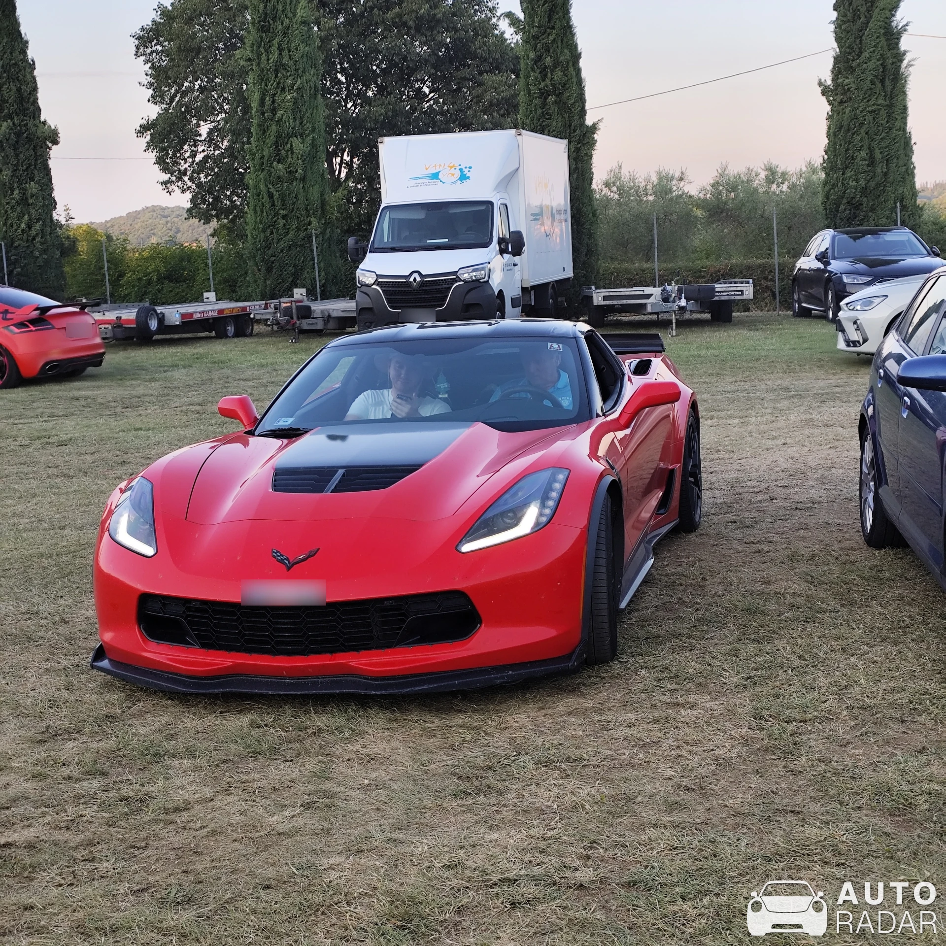 Chevrolet Corvette C7 Z06 spotted in Monzambano, Italy
