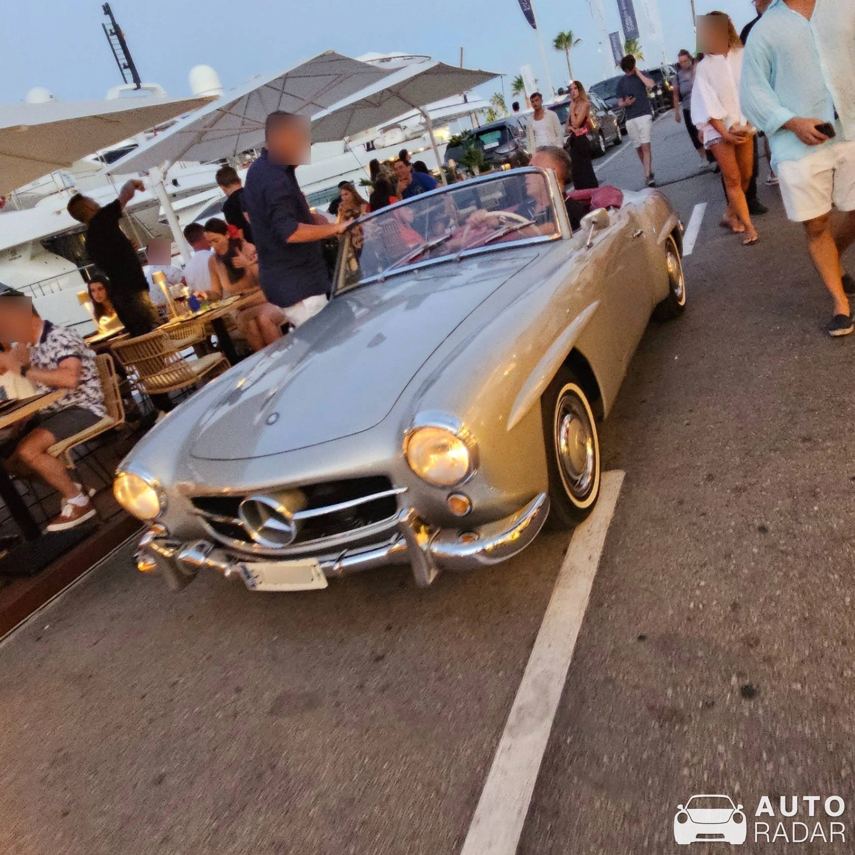 Mercedes-Benz 300SL Roadster spotted in Marbella, Spain
