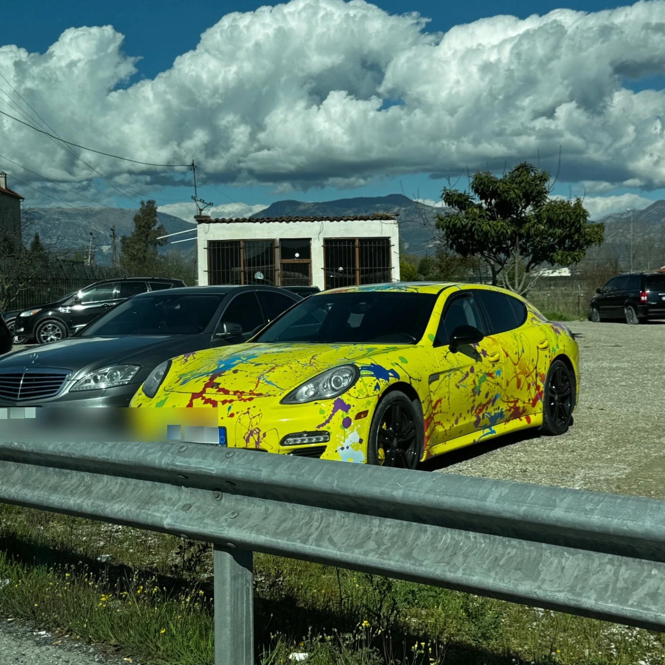 Porsche Panamera spotted in Tirana, Albania