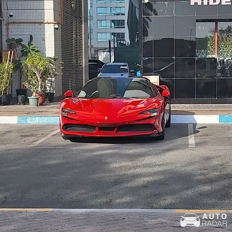 Ferrari SF90 Stradale spotted in Abu Dhabi, United Arab Emirates