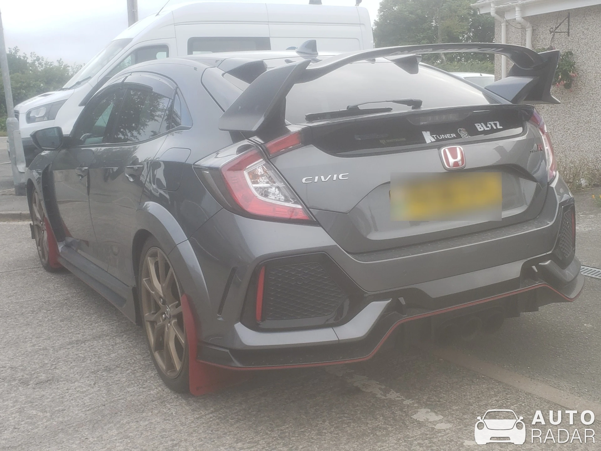 Honda Civic Type R FK8 spotted in Holyhead