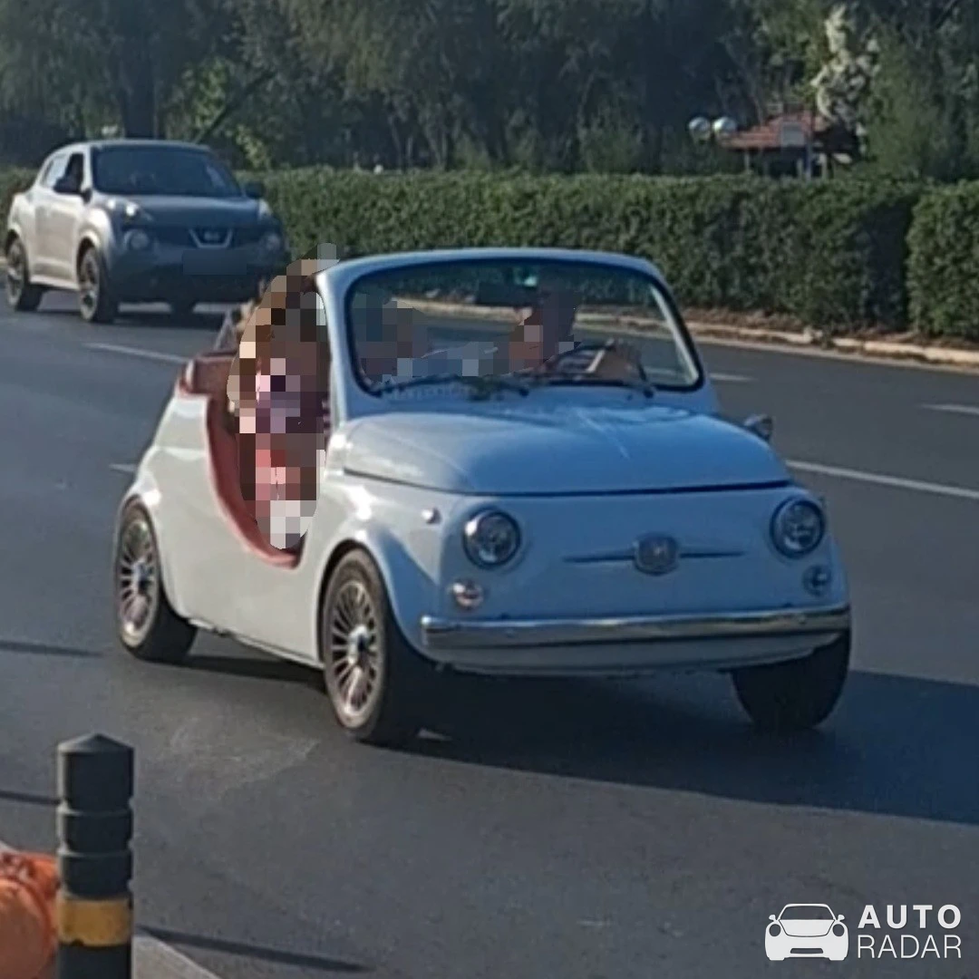 Fiat 500 Cabriolet spotted in Voula