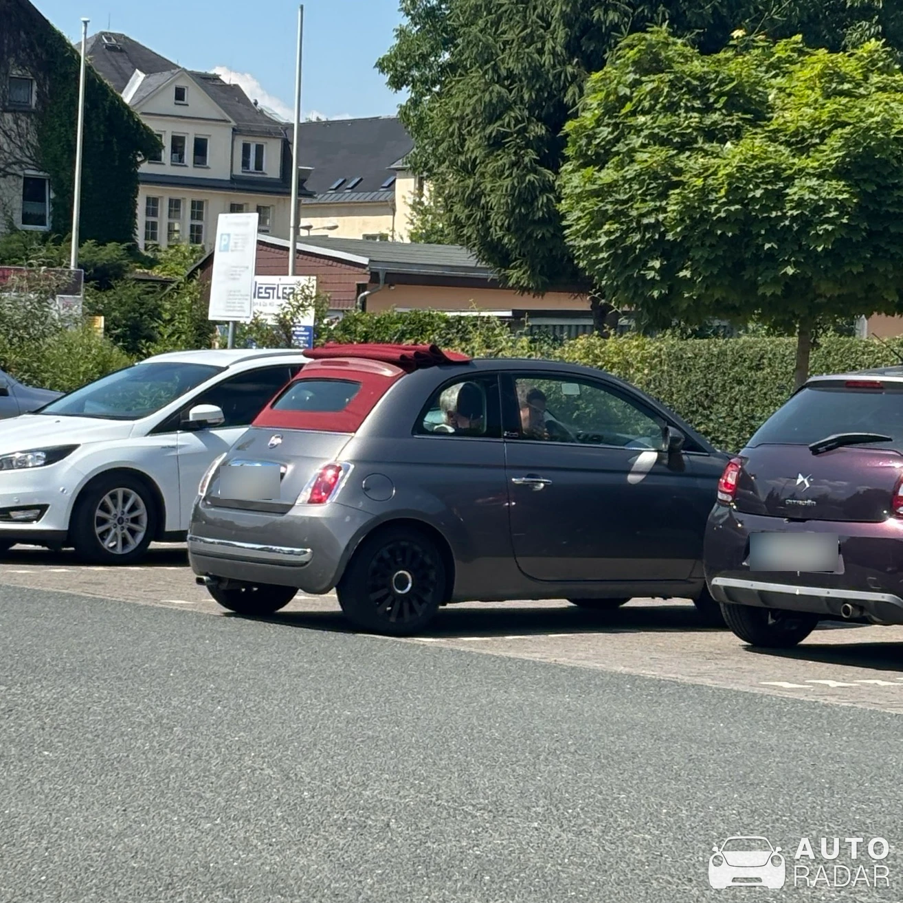 Fiat 500 Cabriolet spotted in Zwönitz