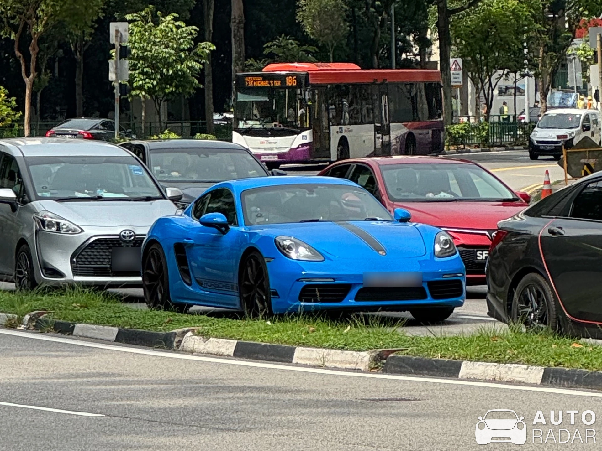 Porsche 718 Cayman Style Edition  spotted in Singapore