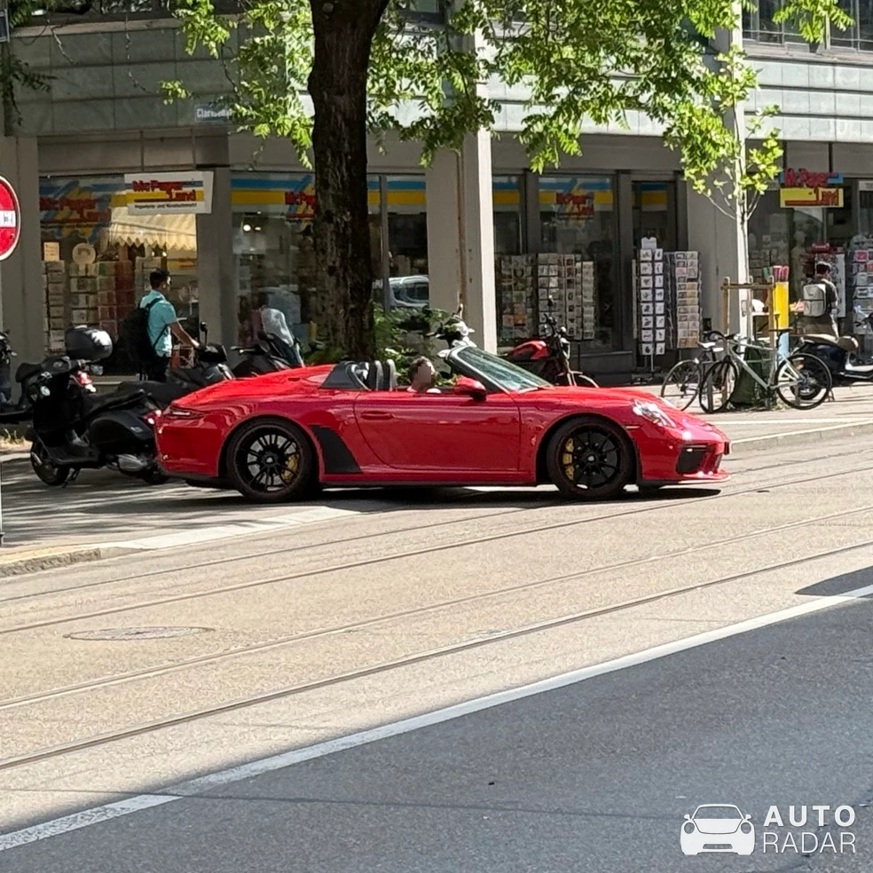 Porsche 991 Speedster spotted in Zürich