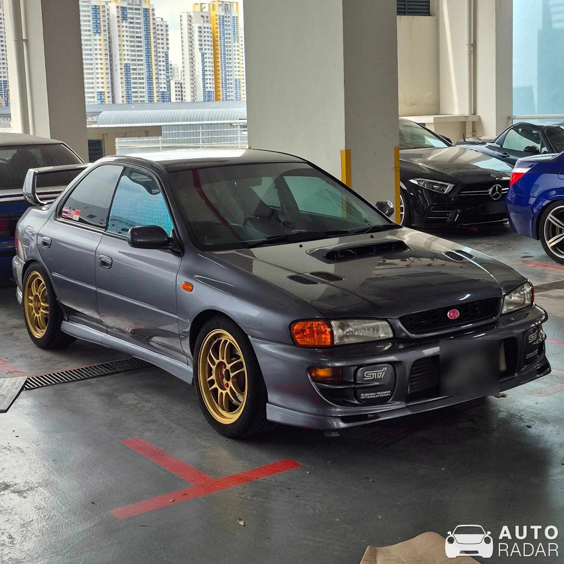 Subaru Impreza WRX STI GC8 spotted in Singapore