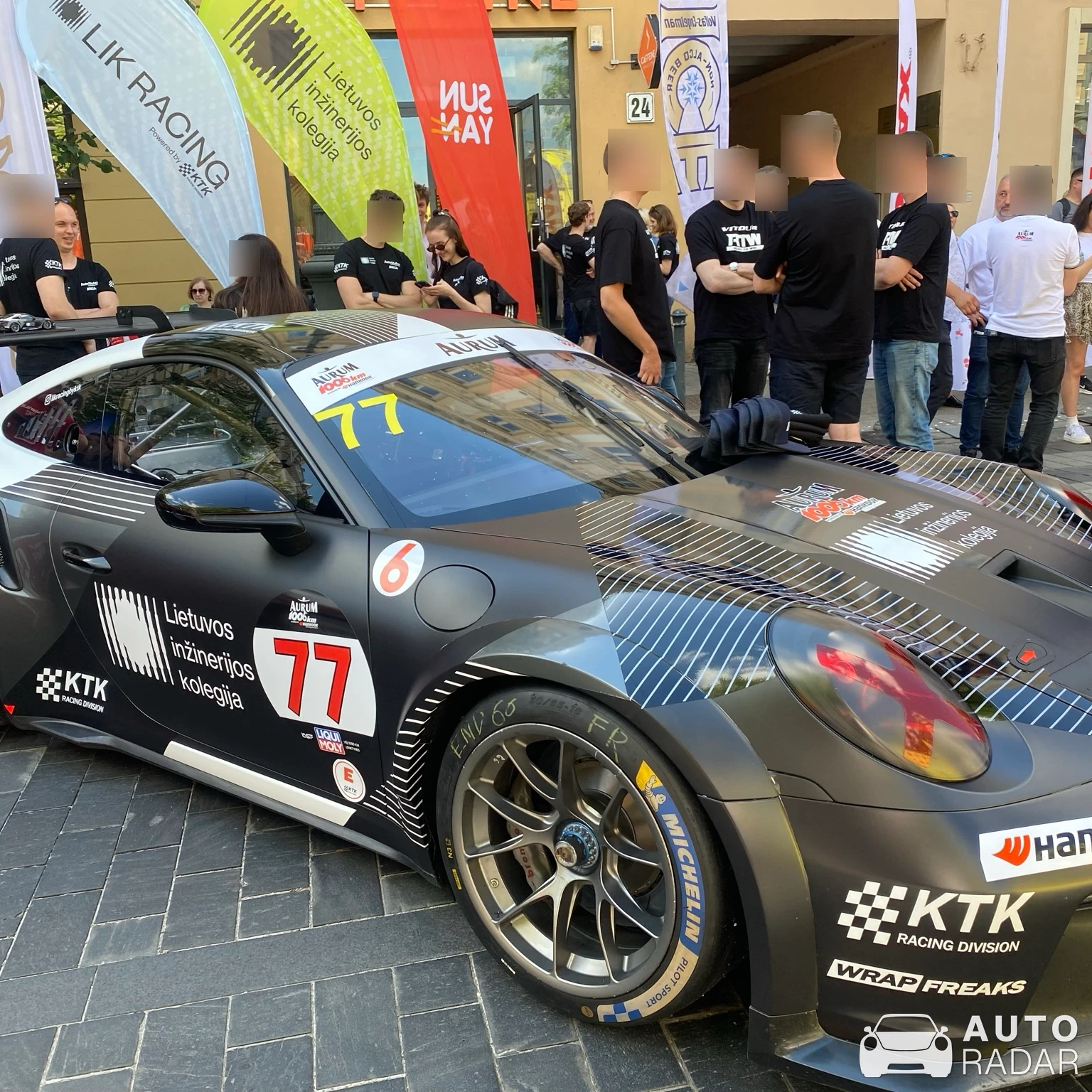 Porsche 992 GT3 Cup spotted in Vilnius