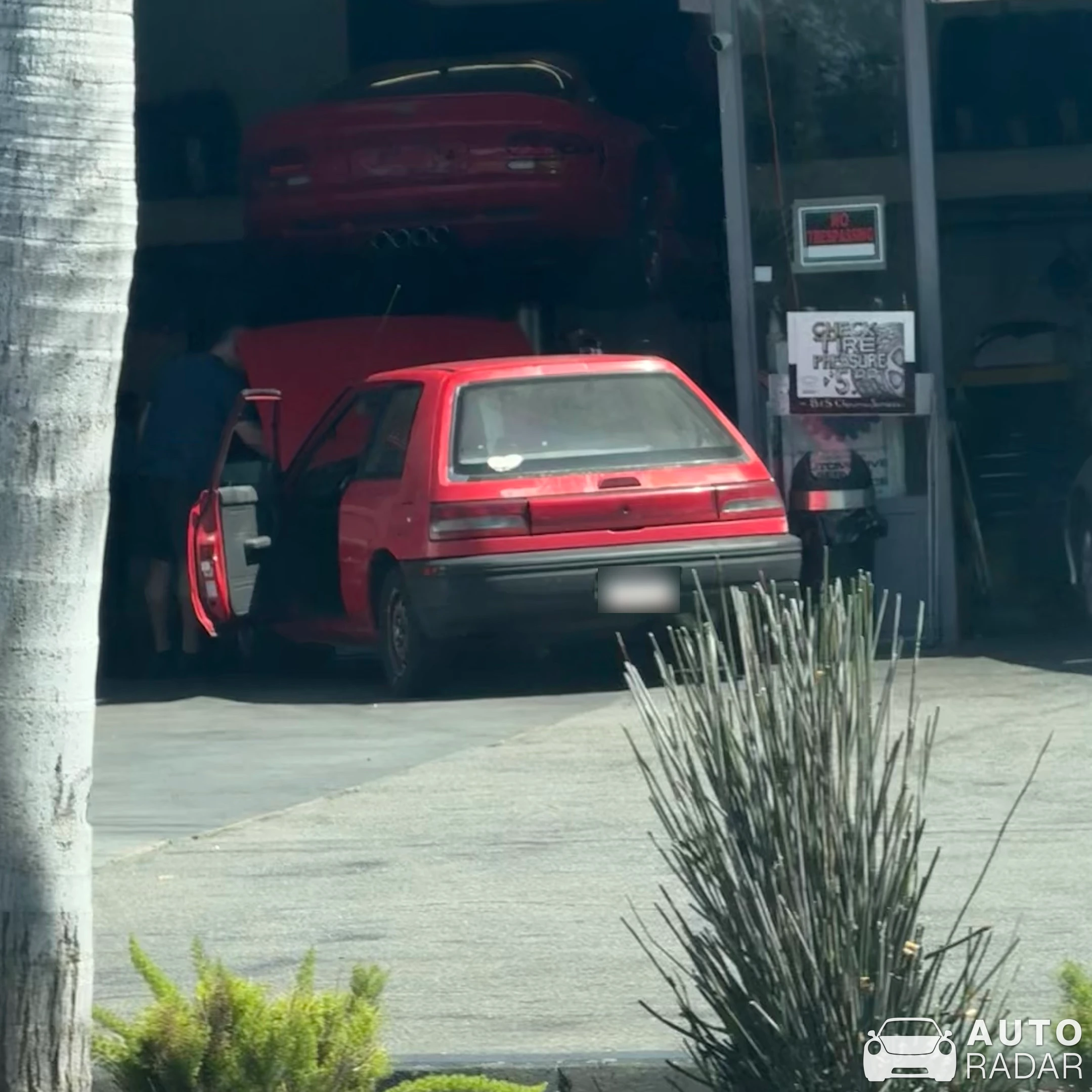 Mazda 323F spotted in Los Angeles