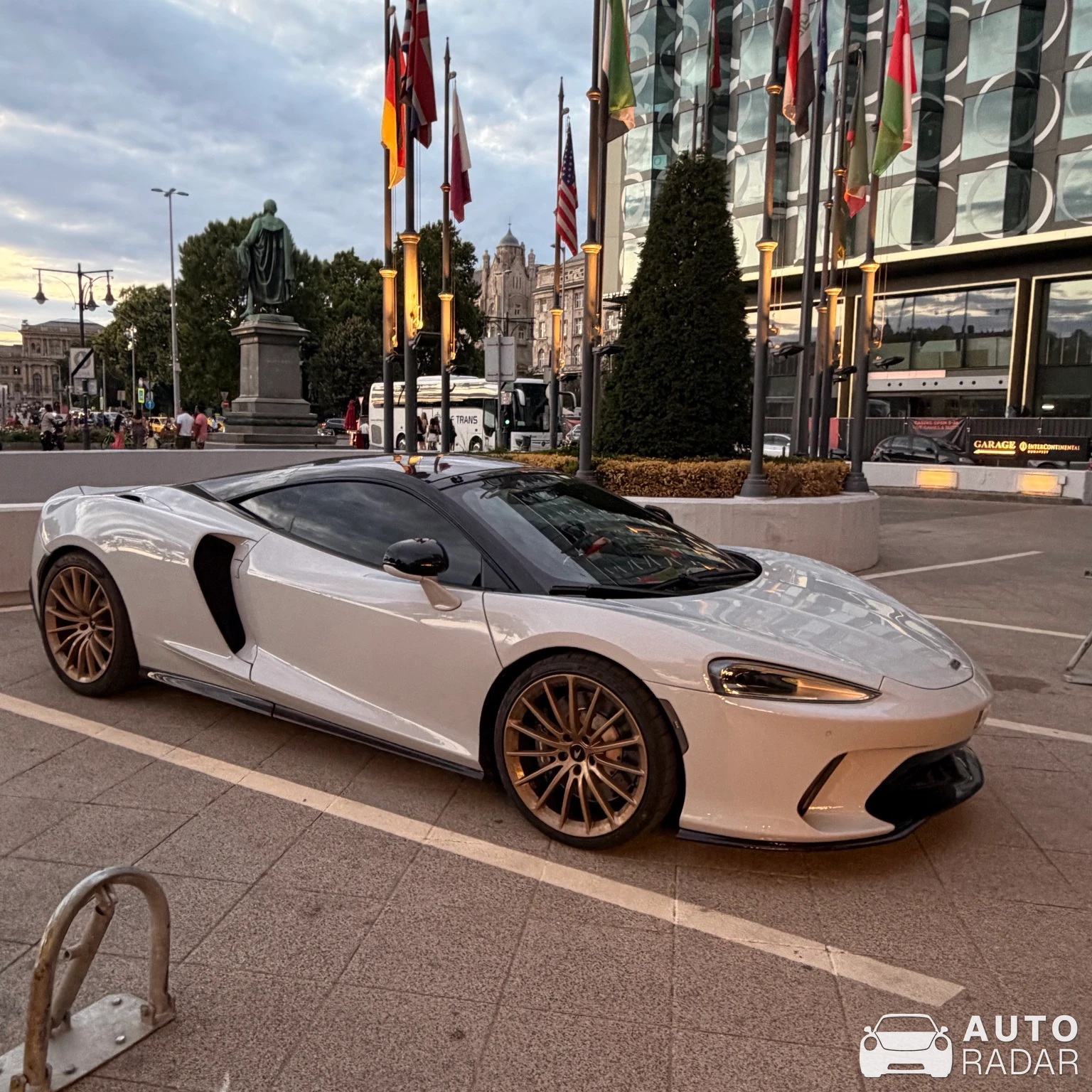 McLaren GT spotted in Budapest