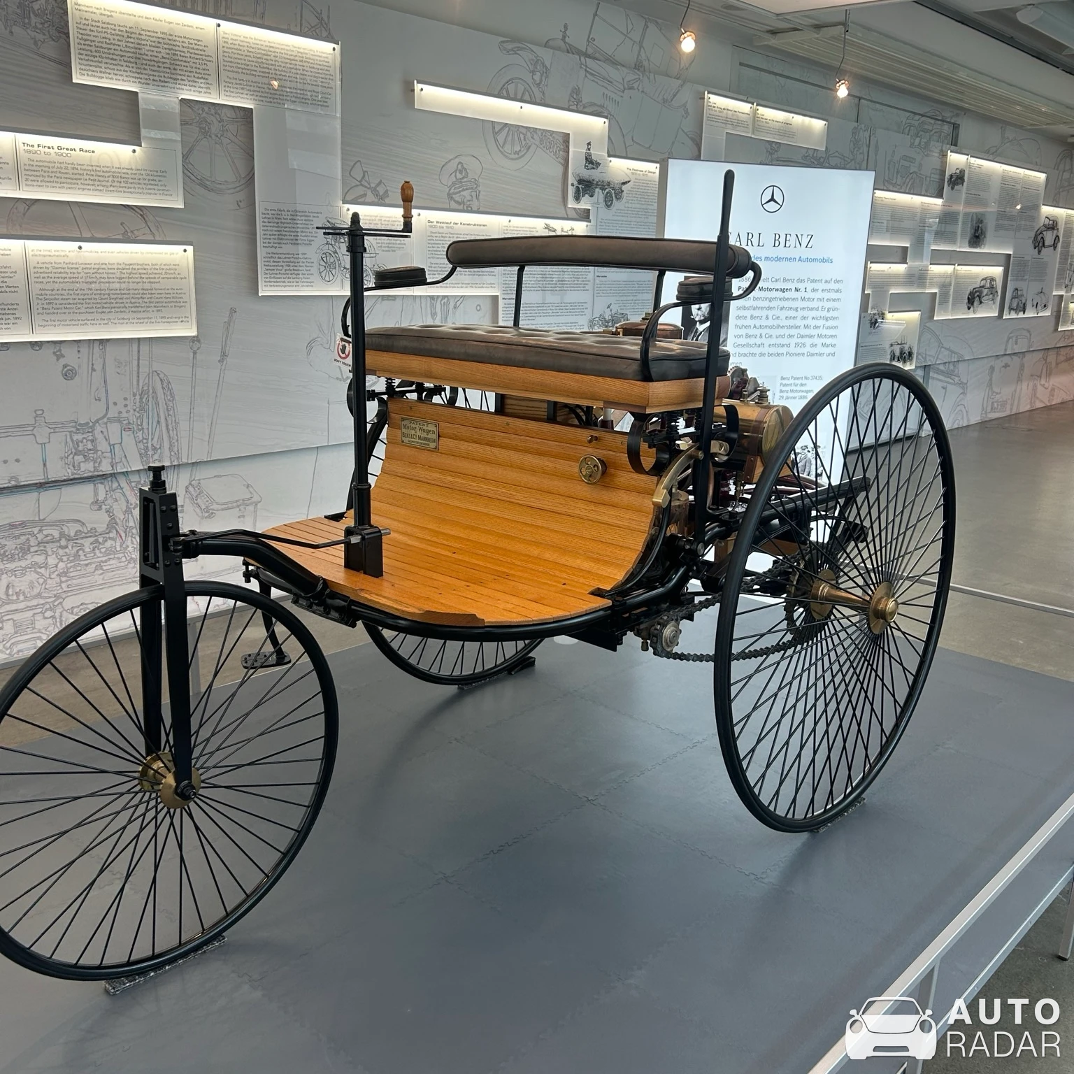 Benz Patent-Motorwagen spotted in Heiligenblut am Großglockner