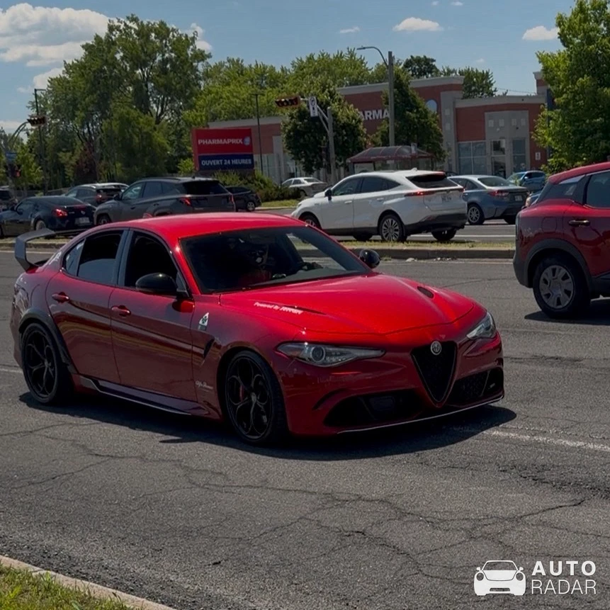 Alfa Romeo Giulia spotted in Longueuil