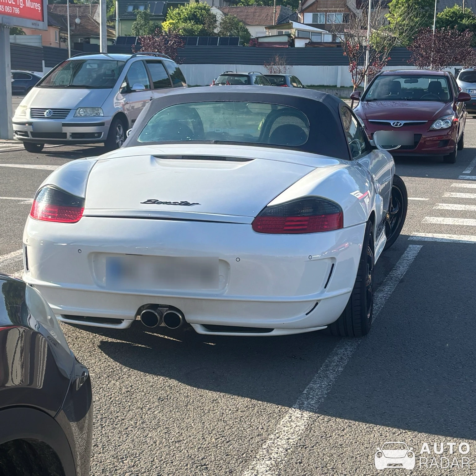 Porsche 986 Boxster spotted in Târnăveni