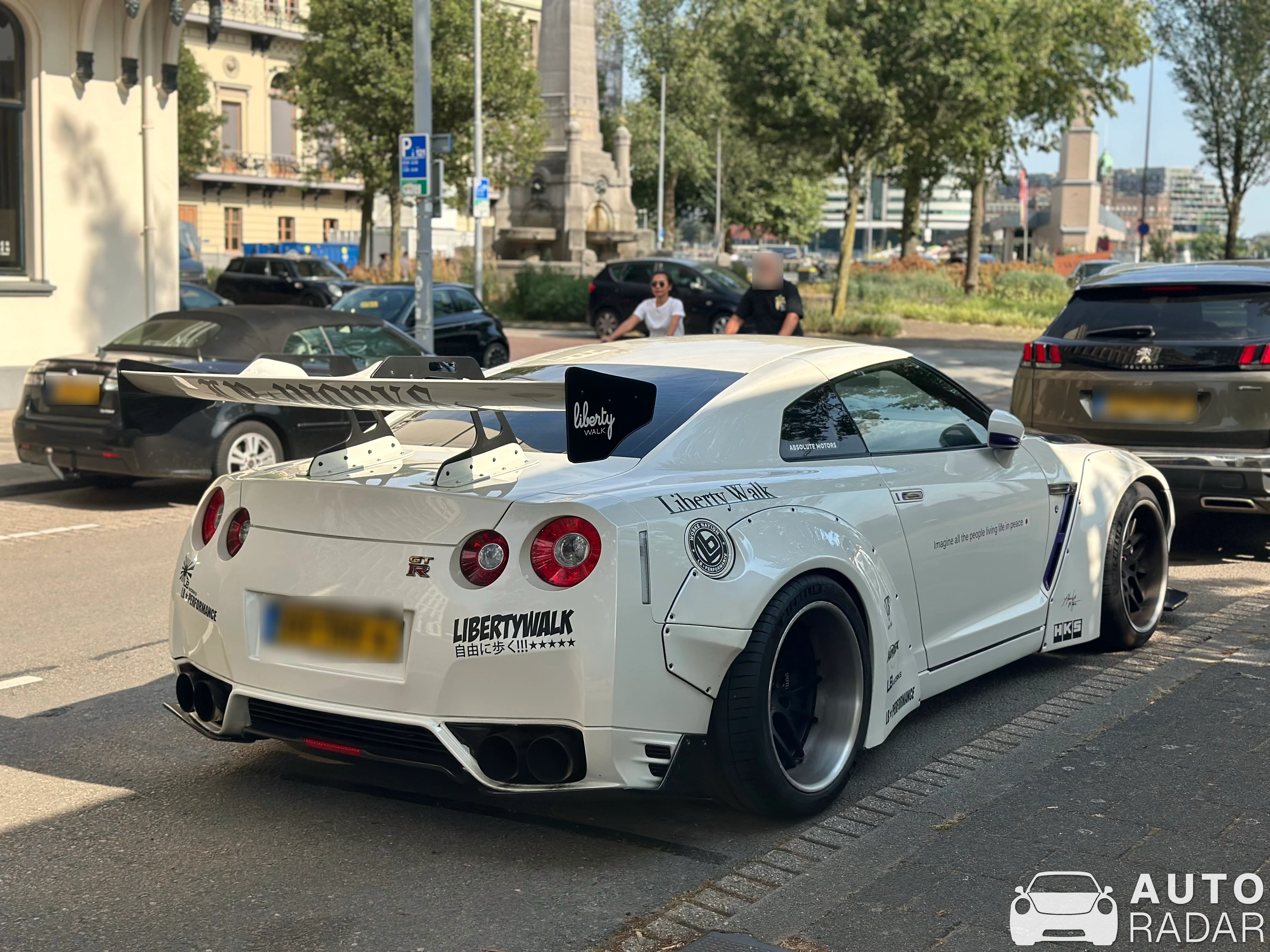 Nissan GT-R R35 Liberty Walk Widebody spotted in Rotterdam