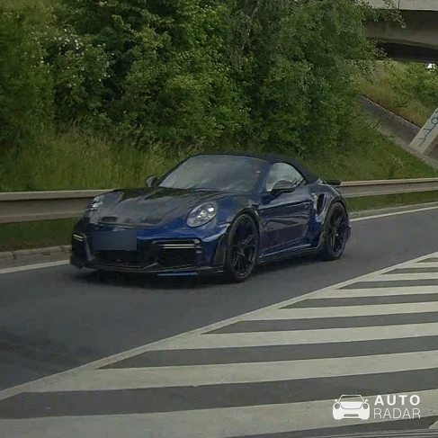 Porsche TechArt 992 Turbo S Cabriolet spotted in Plzeň