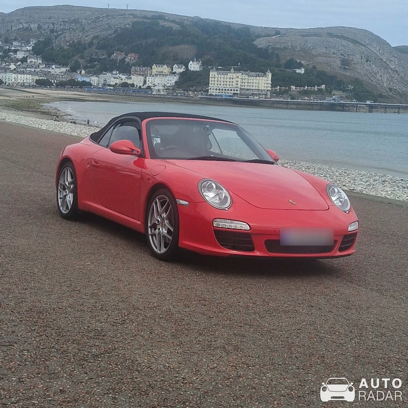 Porsche 997 Carrera Cabriolet spotted in Llandudno